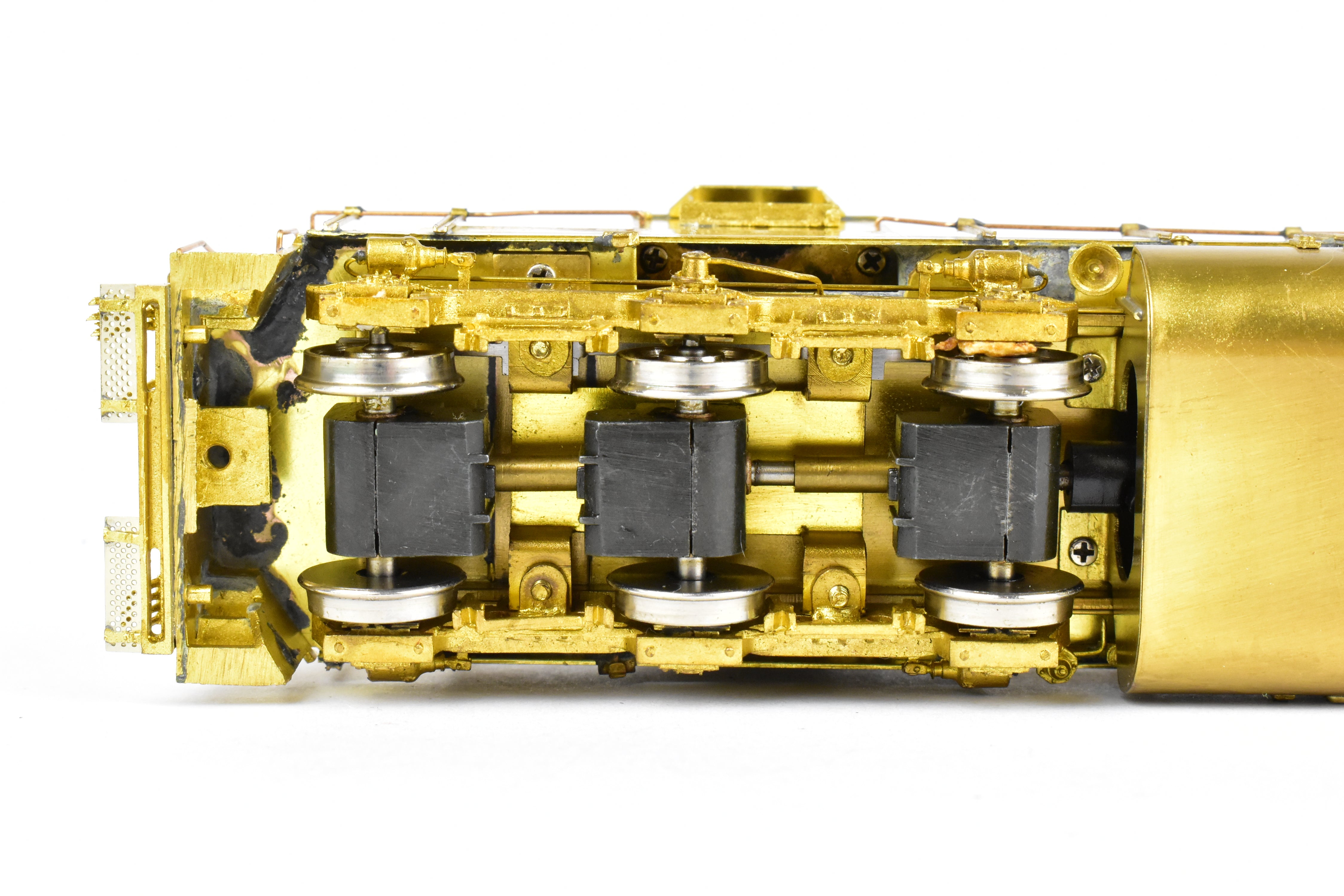 HO Scale Brass Locomotive Model by Overland Models Inc. (OMI) - EMD SD40 without Dynamic Brakes and with High Mounted Brake Cylinders for Various Railroads