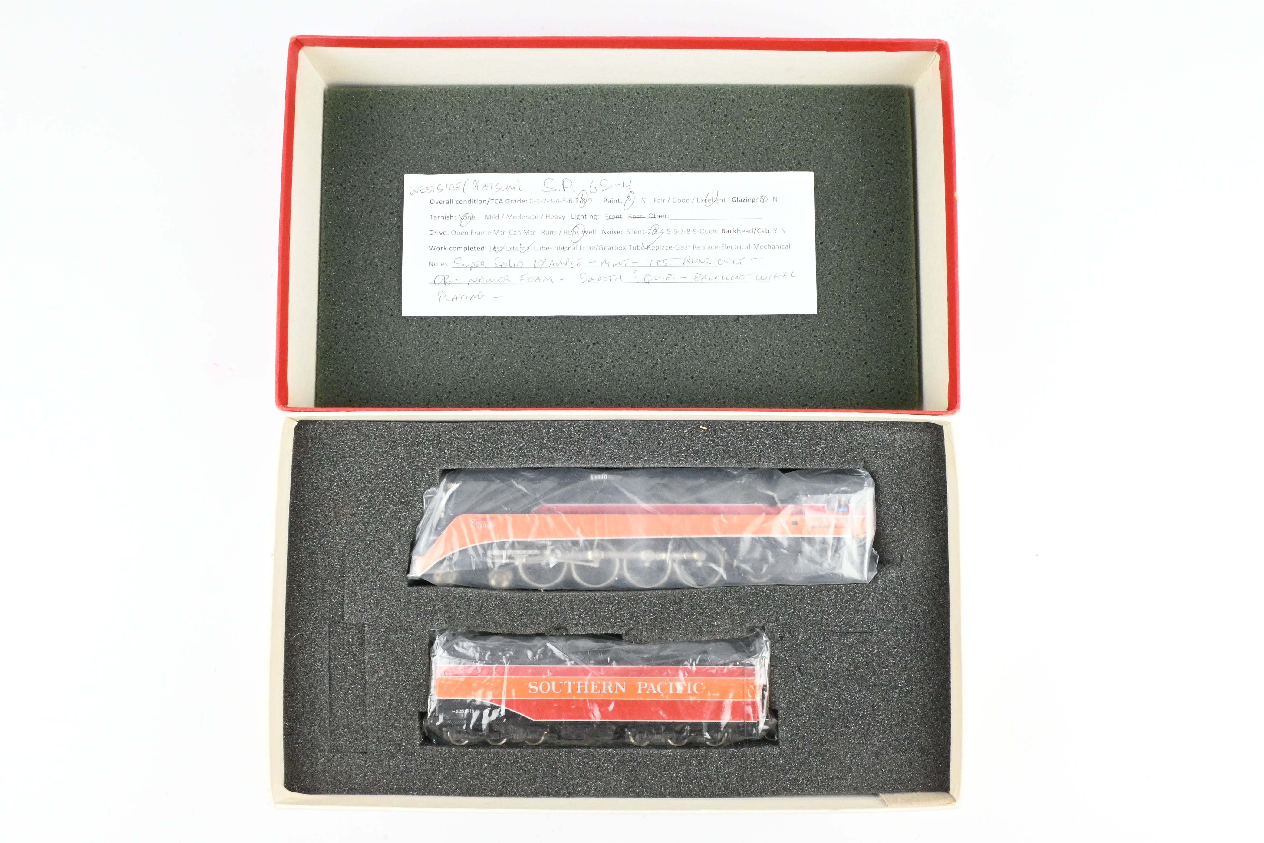 HO Scale Brass Model Train - Westside Model Co. Southern Pacific Class GS - 4 4 - 8 - 4 FP Daylight Locomotive #4430