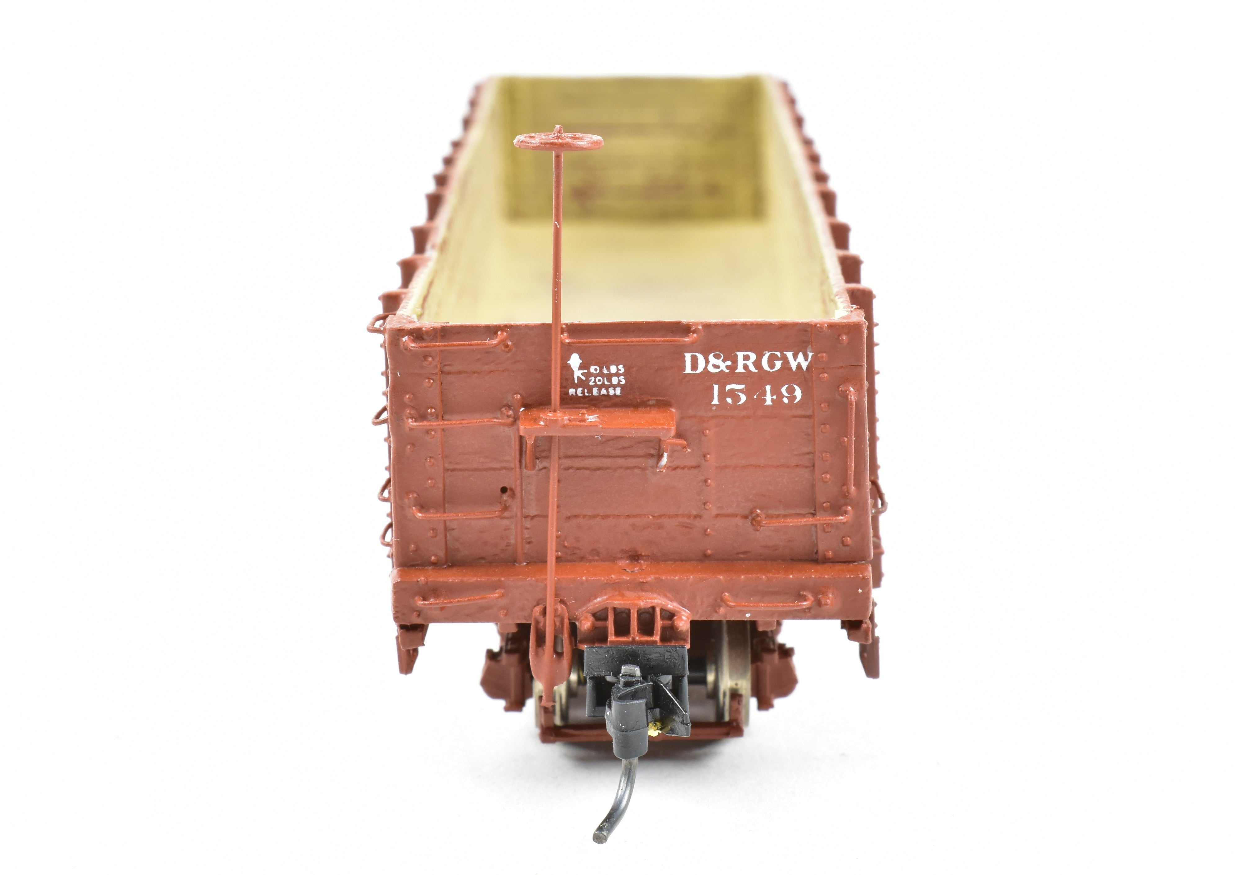 1940s D&RGW Denver & Rio Grande Western Custom-Built HOn3 Gondola #1549 by Leadville Supply