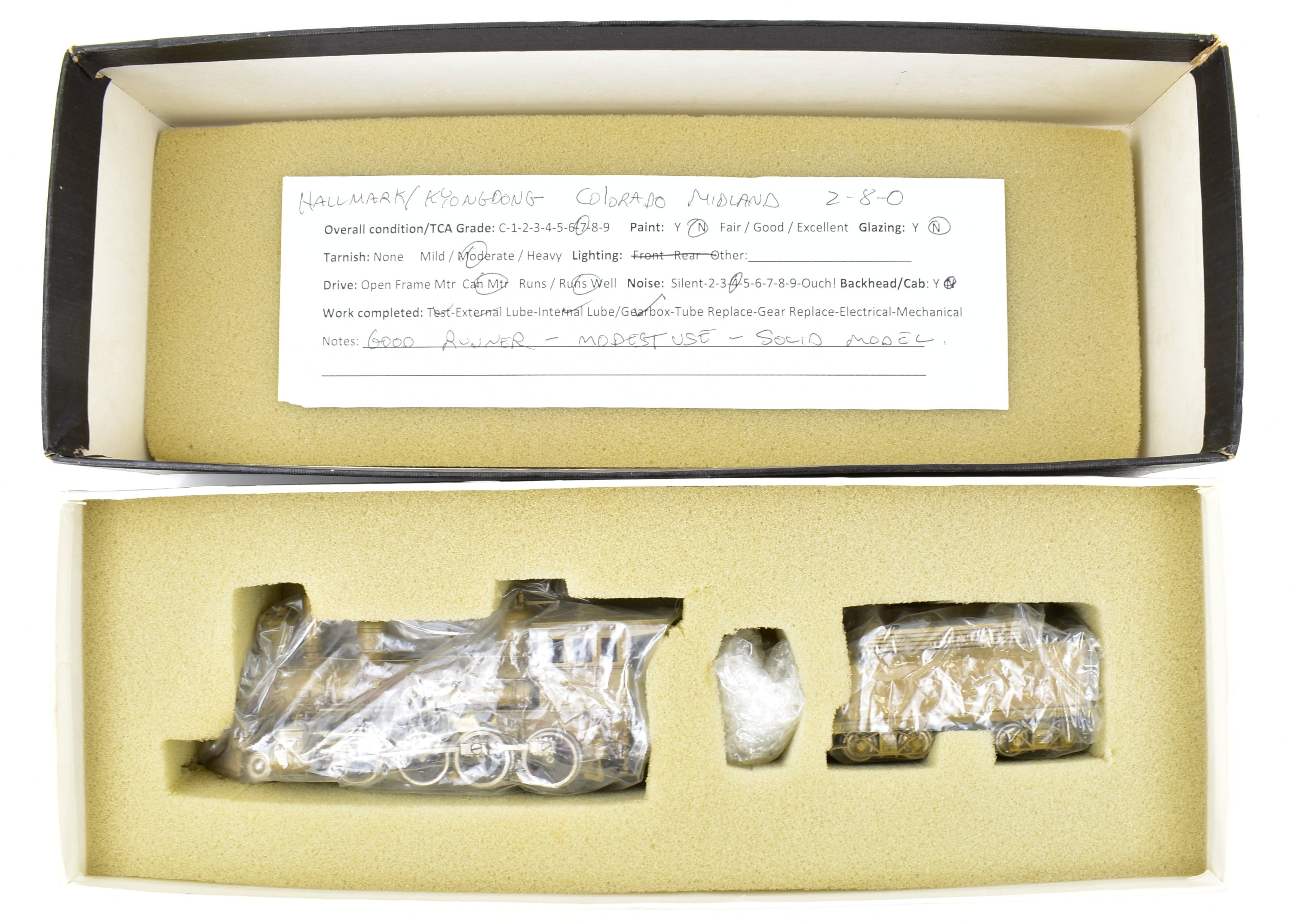 HO Brass Hallmark Models Colorado Midland 2-8-0 Locomotives Road Nos. 1 - 10