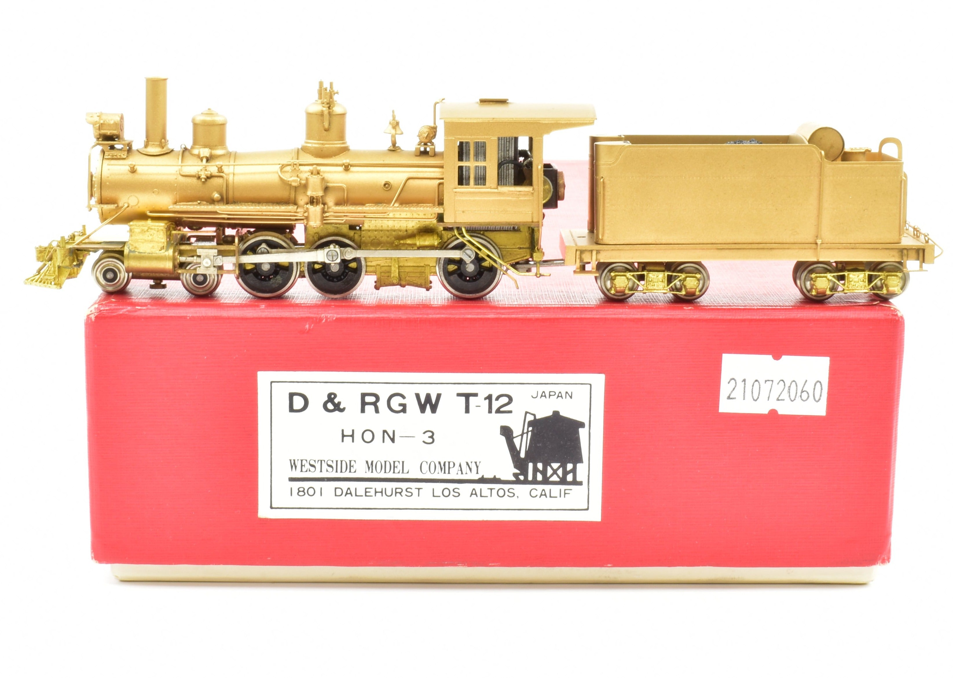 1975 HOn3 Brass D&RGW - Denver & Rio Grande Western T-12 4-6-0 Ten Wheeler Model