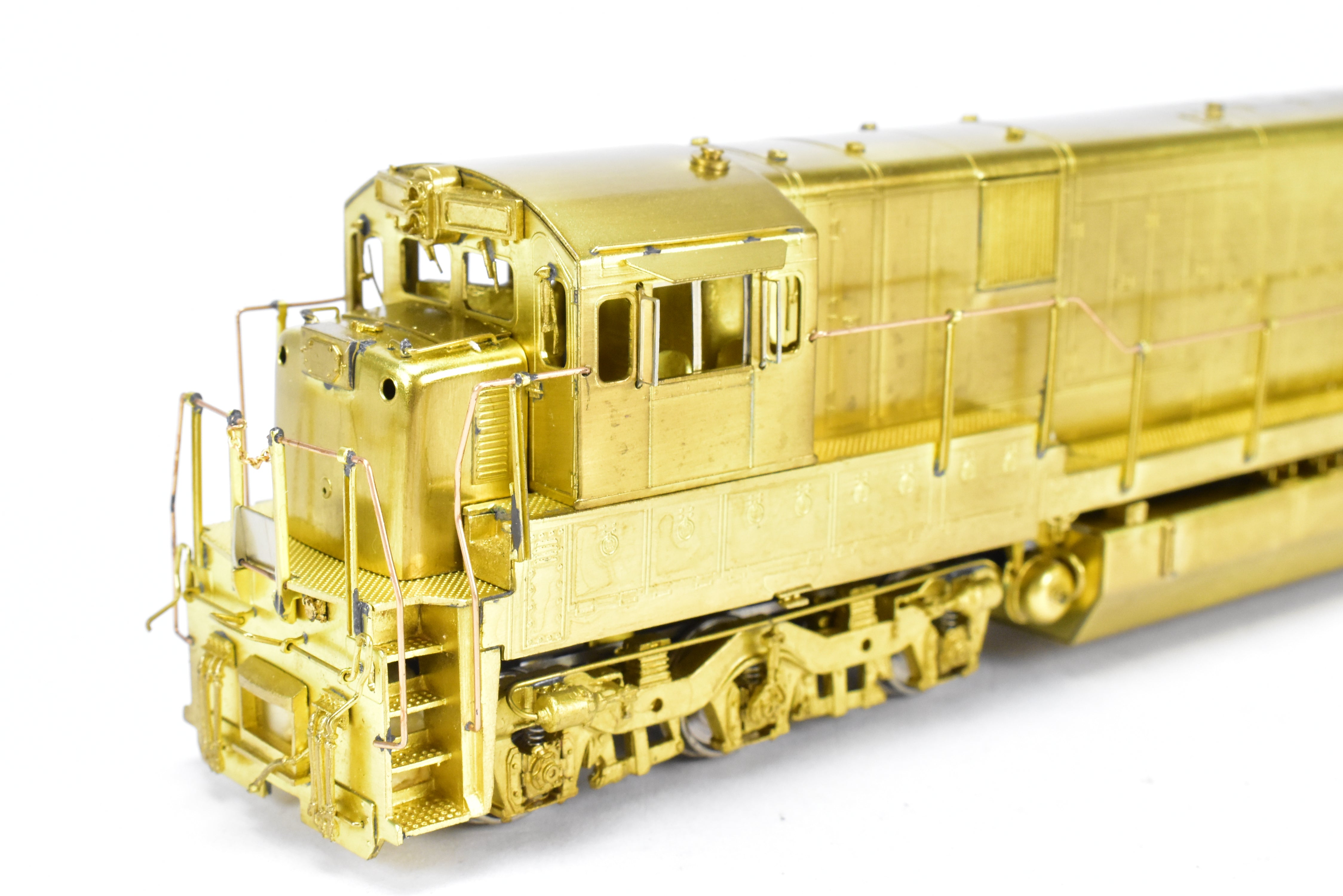 HO Scale Brass Model Train - Overland Models Inc. GE C30 - 7 4 - Window Cab Locomotive without Anti - Climber for Various Railroads