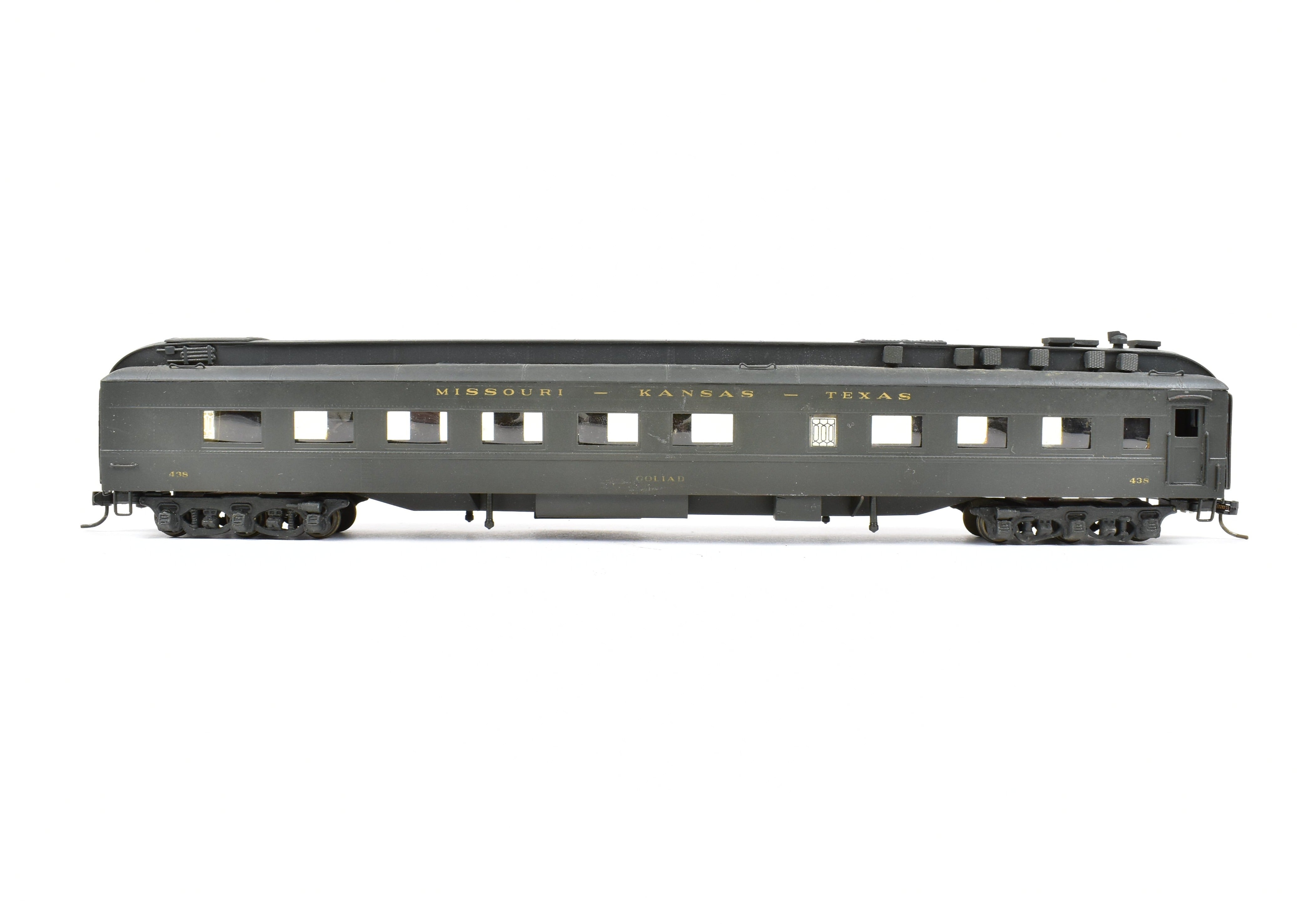 HO Scale Brass Hallmark Models Custom Painted Missouri Kansas Texas Katy Diner Model Train Car