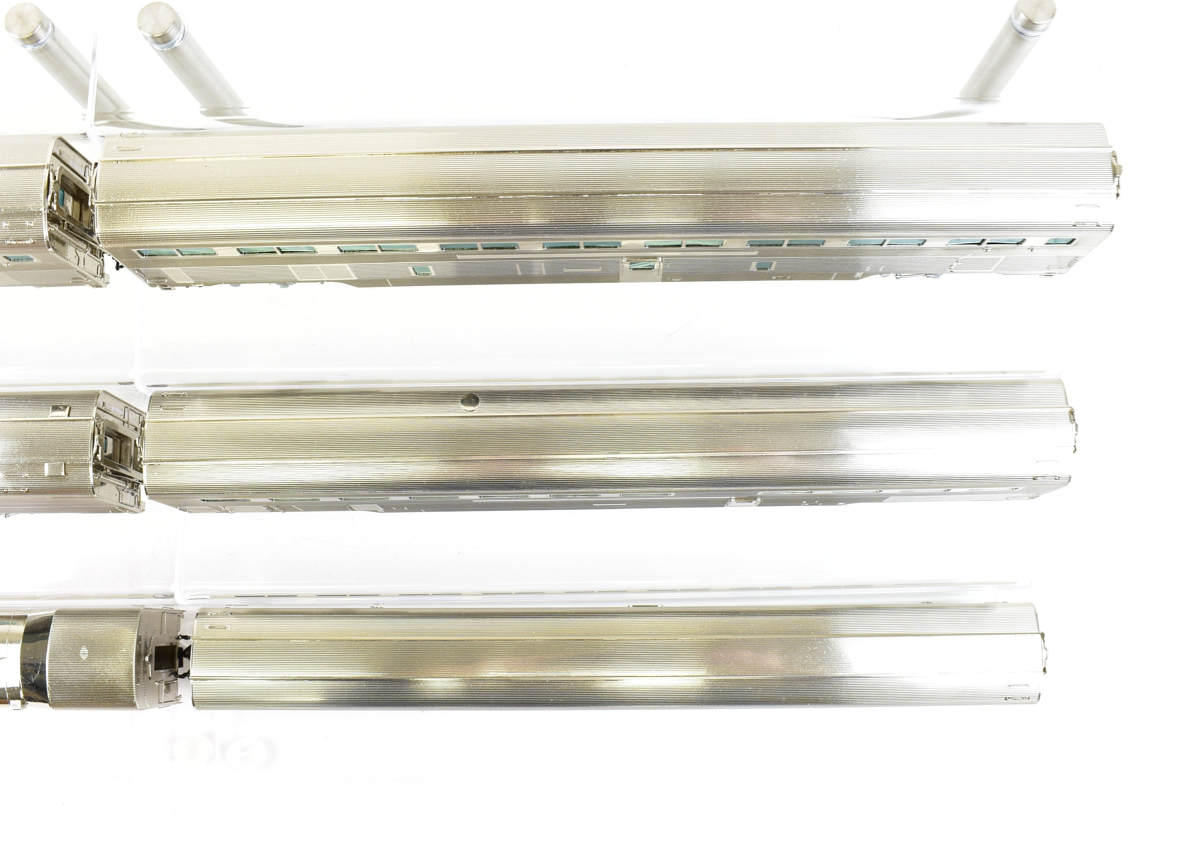 HO Brass CON Hallmark Models ATSF Santa Fe High-Level 6-Car Super Crown Special Revised Set
