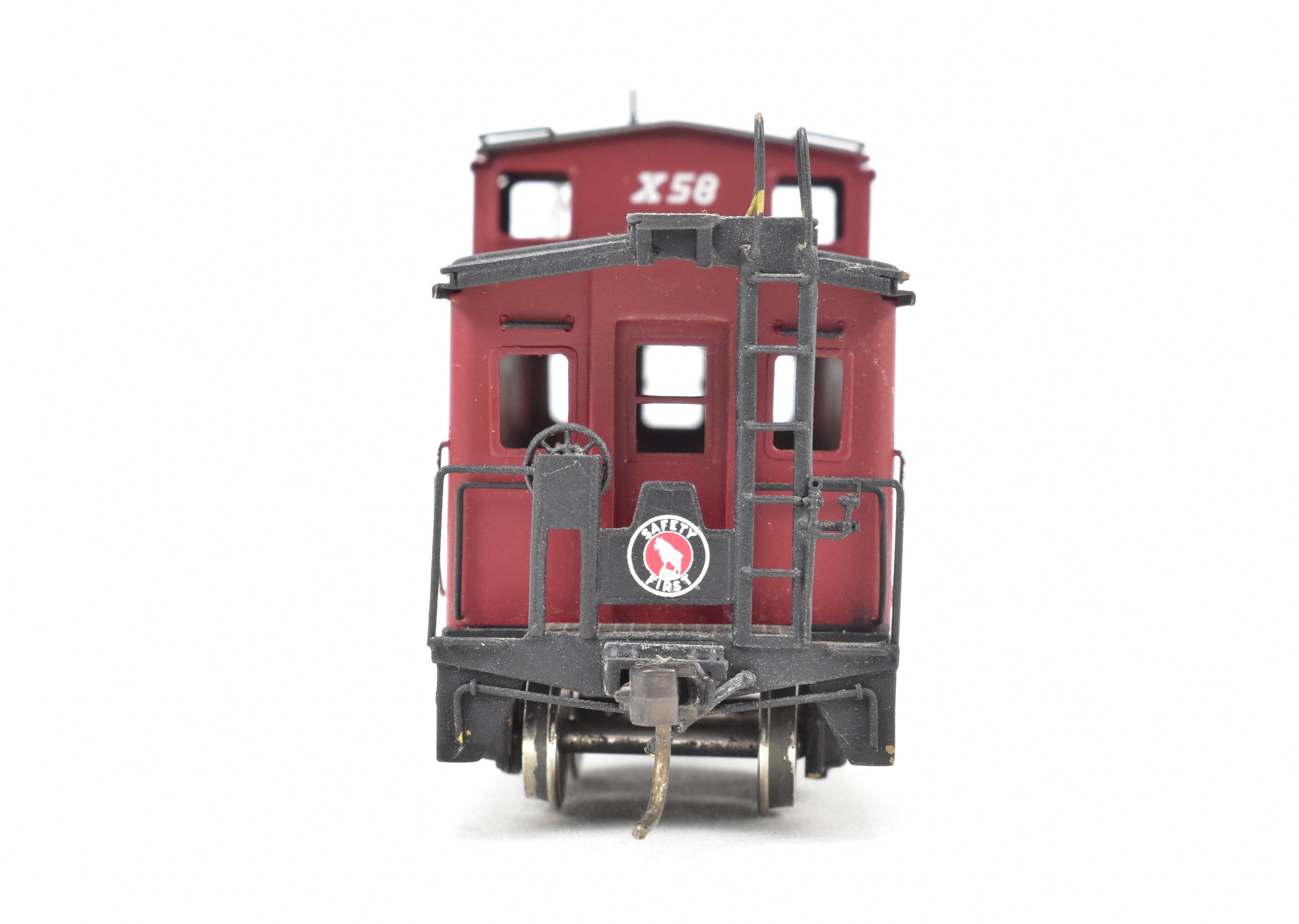 HO Scale Brass Model - Oriental Limited Great Northern Caboose X41 - 95, Custom - Painted C/P #X58