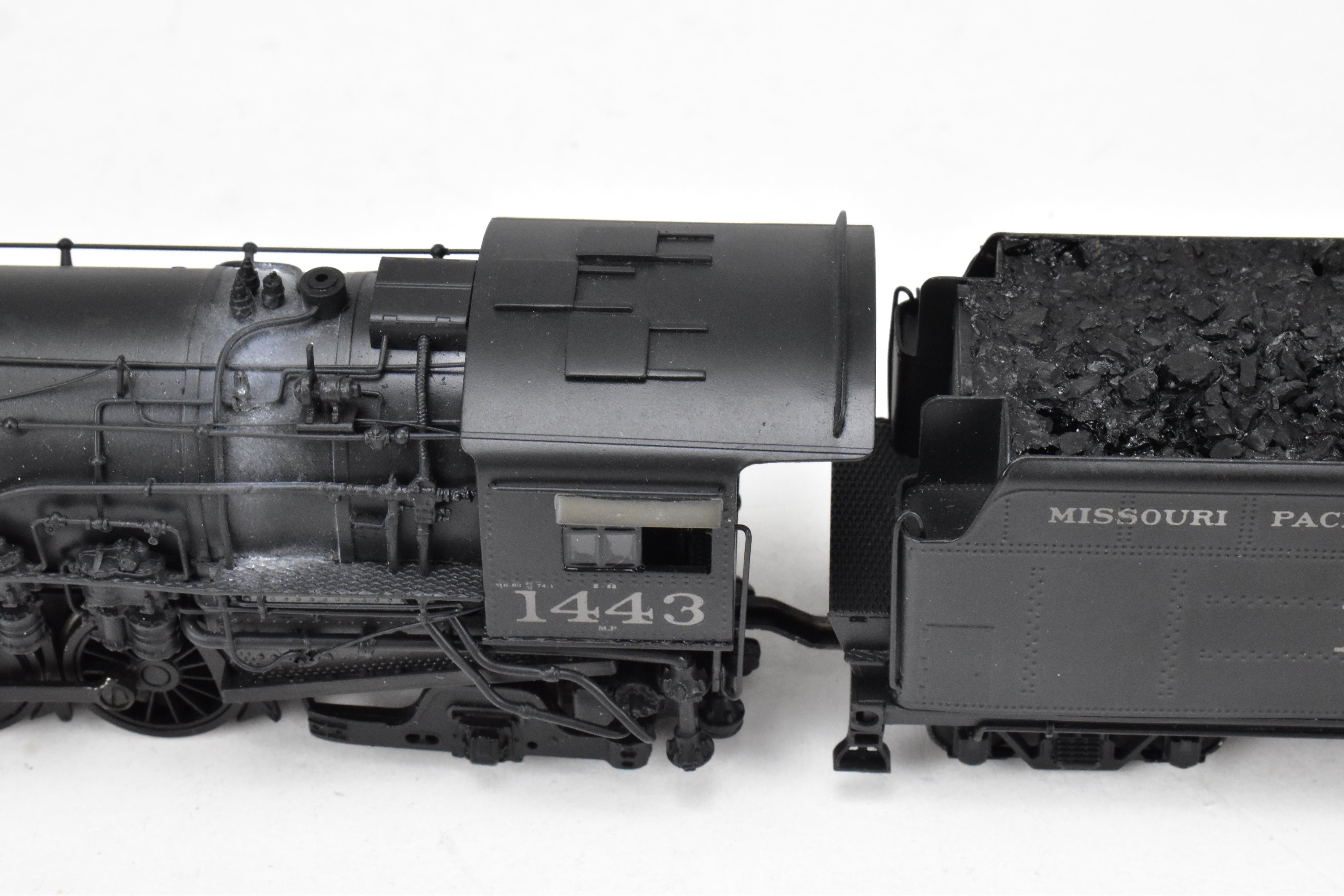 HO Brass Hallmark Models Missouri Pacific 1400 Series 2-8-2 Mikado #1443 with Light Weathering
