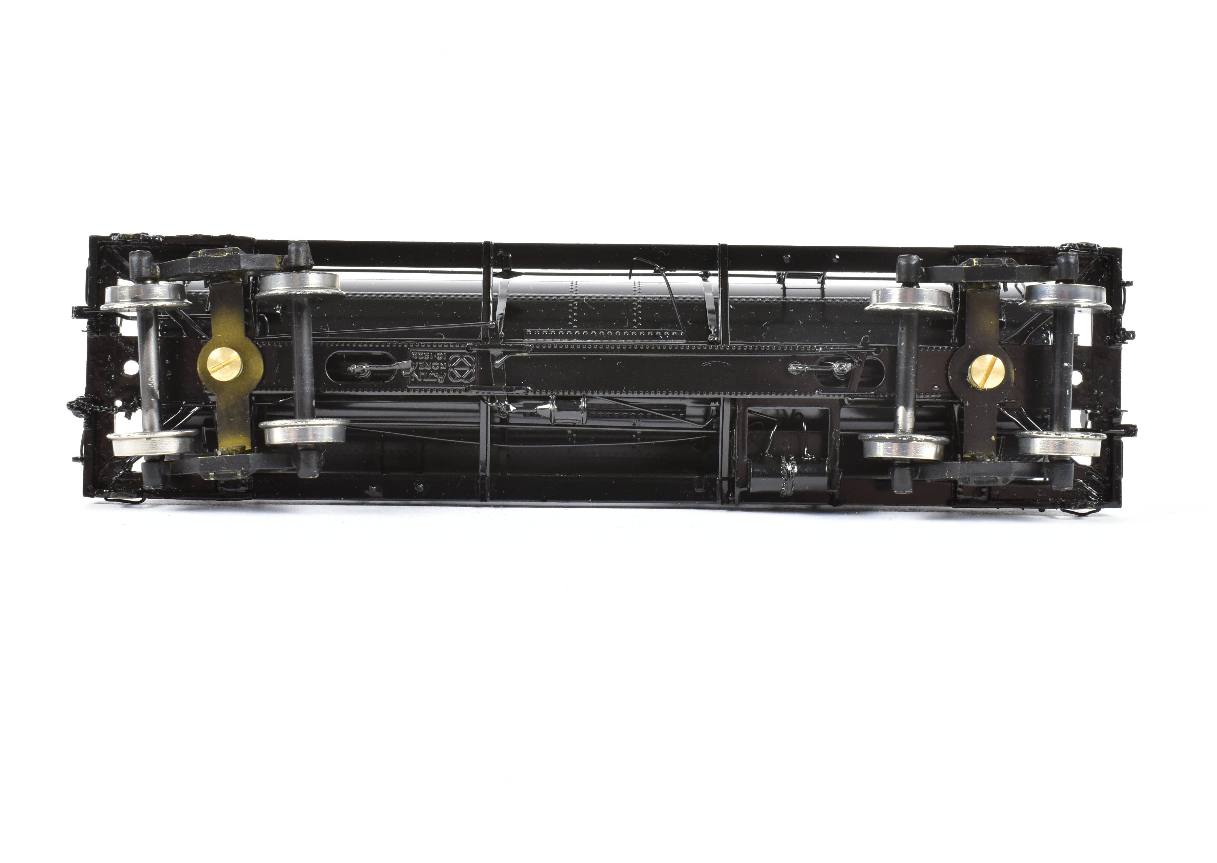 OMI HO Brass 8,000 Gallon ACF Double Dome Tank Car, Black Unlettered