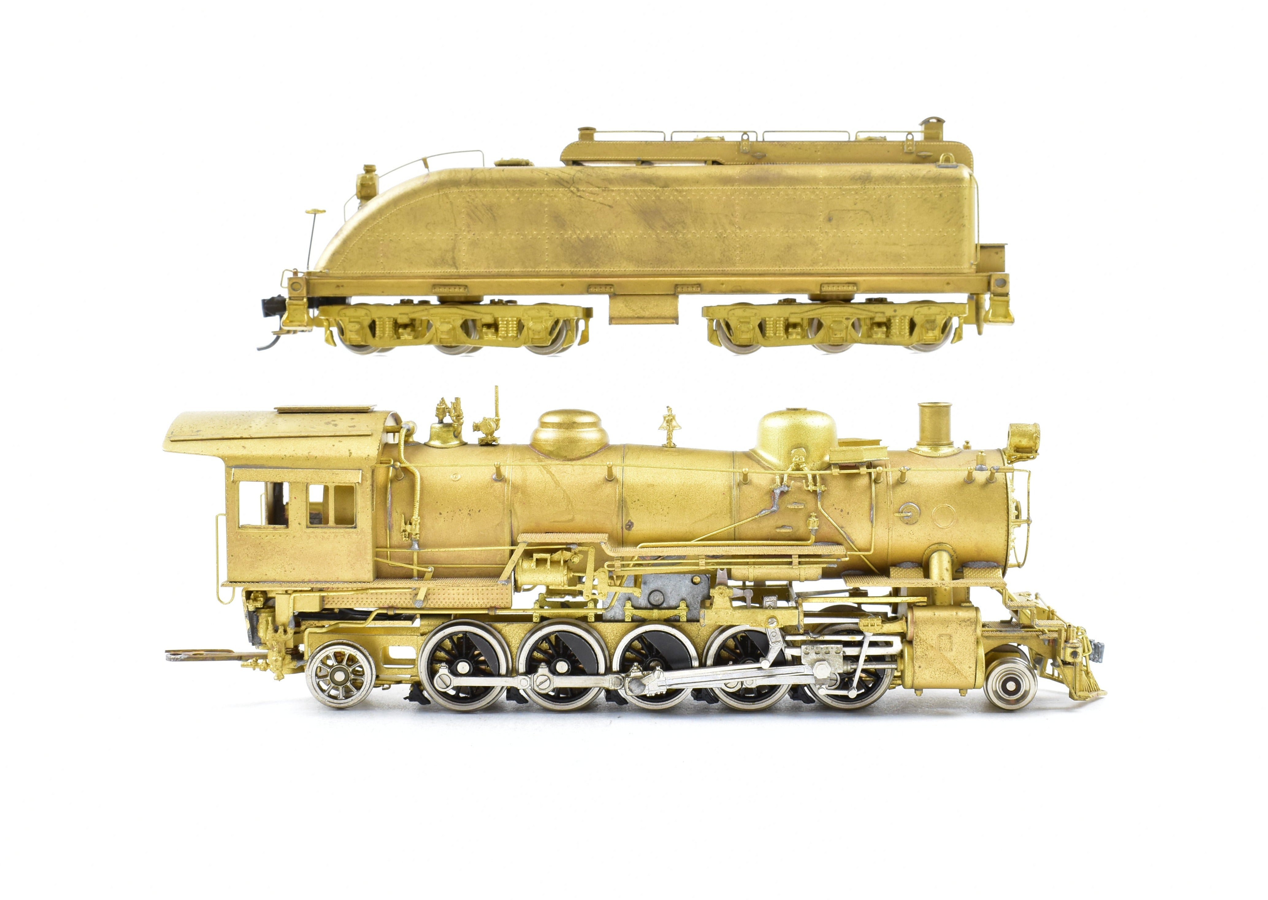 1979 HO Brass Westside Model Co. ATSF - Santa Fe 1600 2 - 10 - 2 Model with Spare Parts