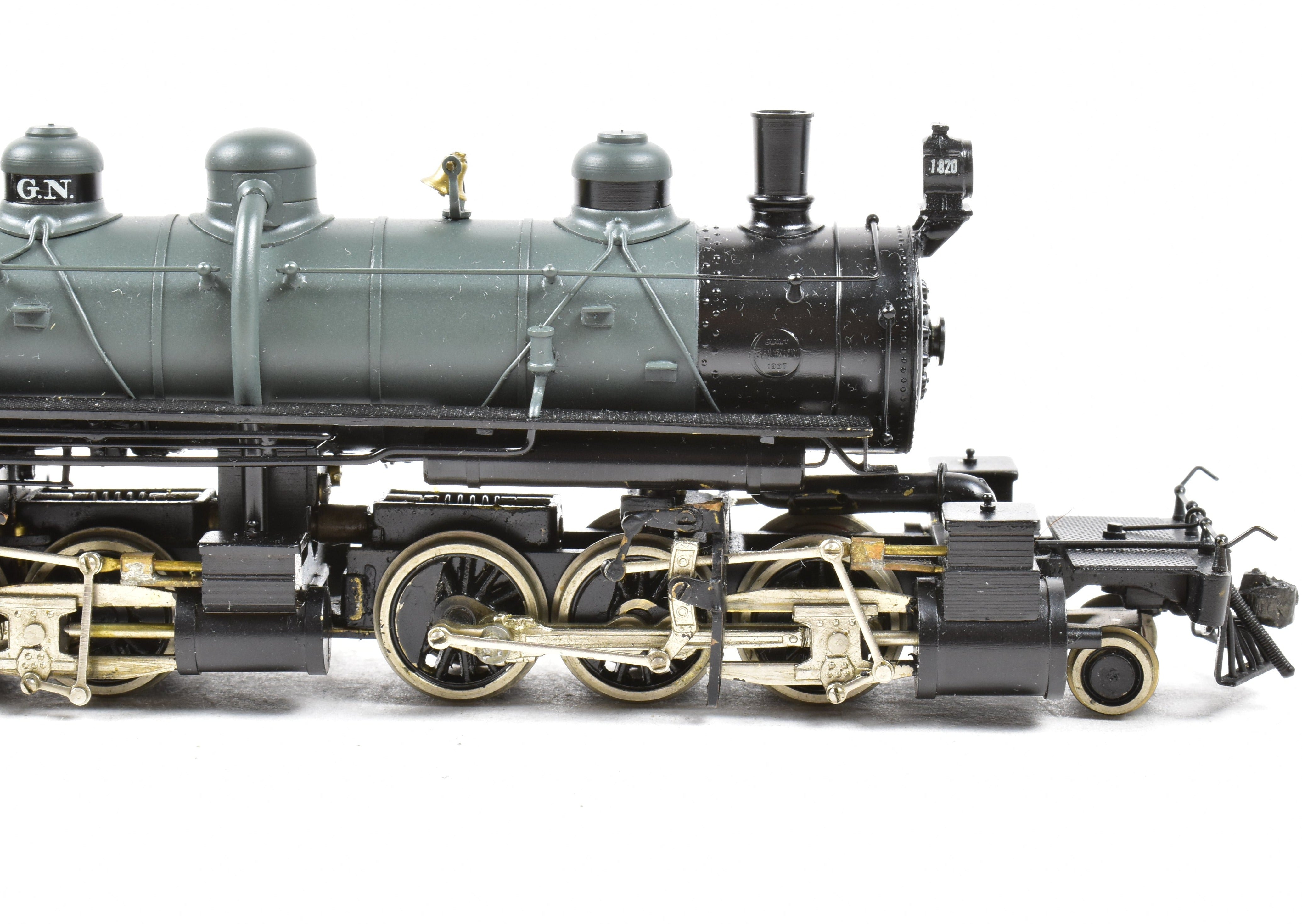 HO Scale Brass Model Train - PFM - United GN Great Northern L - 2 Class 2 - 6 - 6 - 2 Crown Model CP No. 1820 for Model Train Enthusiasts