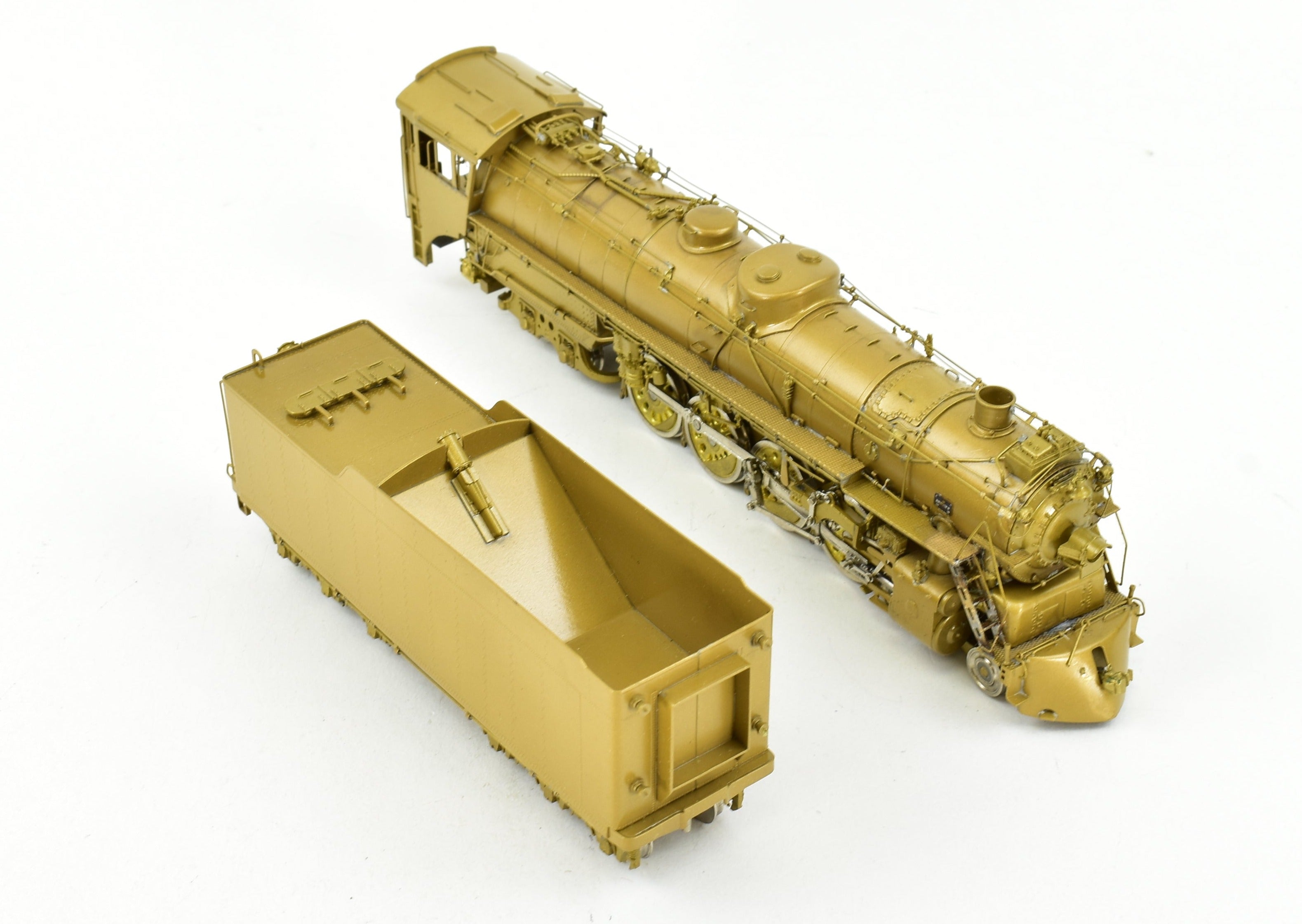High - Quality HO Scale Brass Model Train: CON NJ Custom Brass CB&Q - Burlington Route Class O5A 4 - 8 - 4 Locomotive