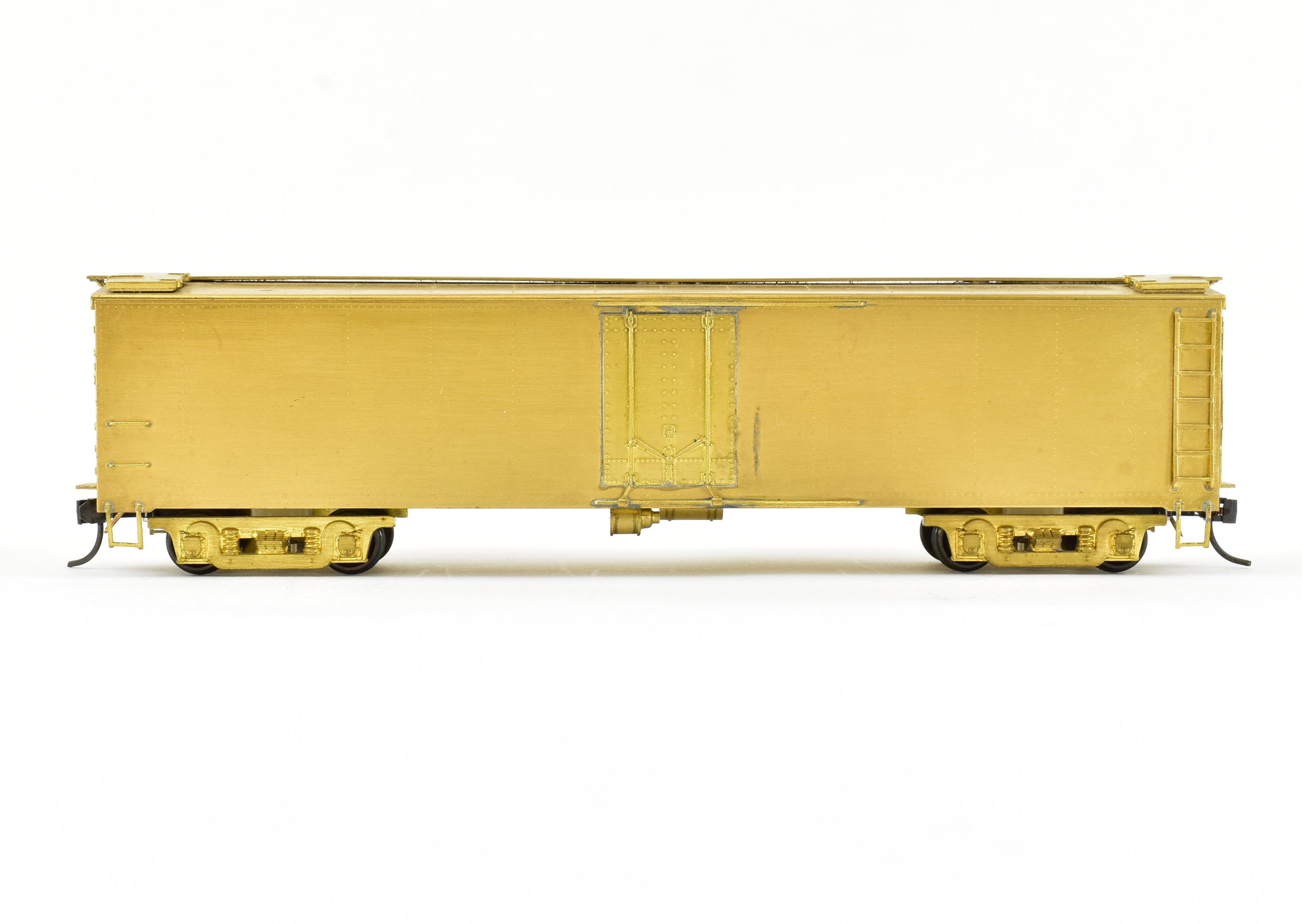High - Quality HO Scale Brass Cascade Models Railway Express Agency (REA) 50 - Foot Steel Express Refrigerator Car for Model Trains