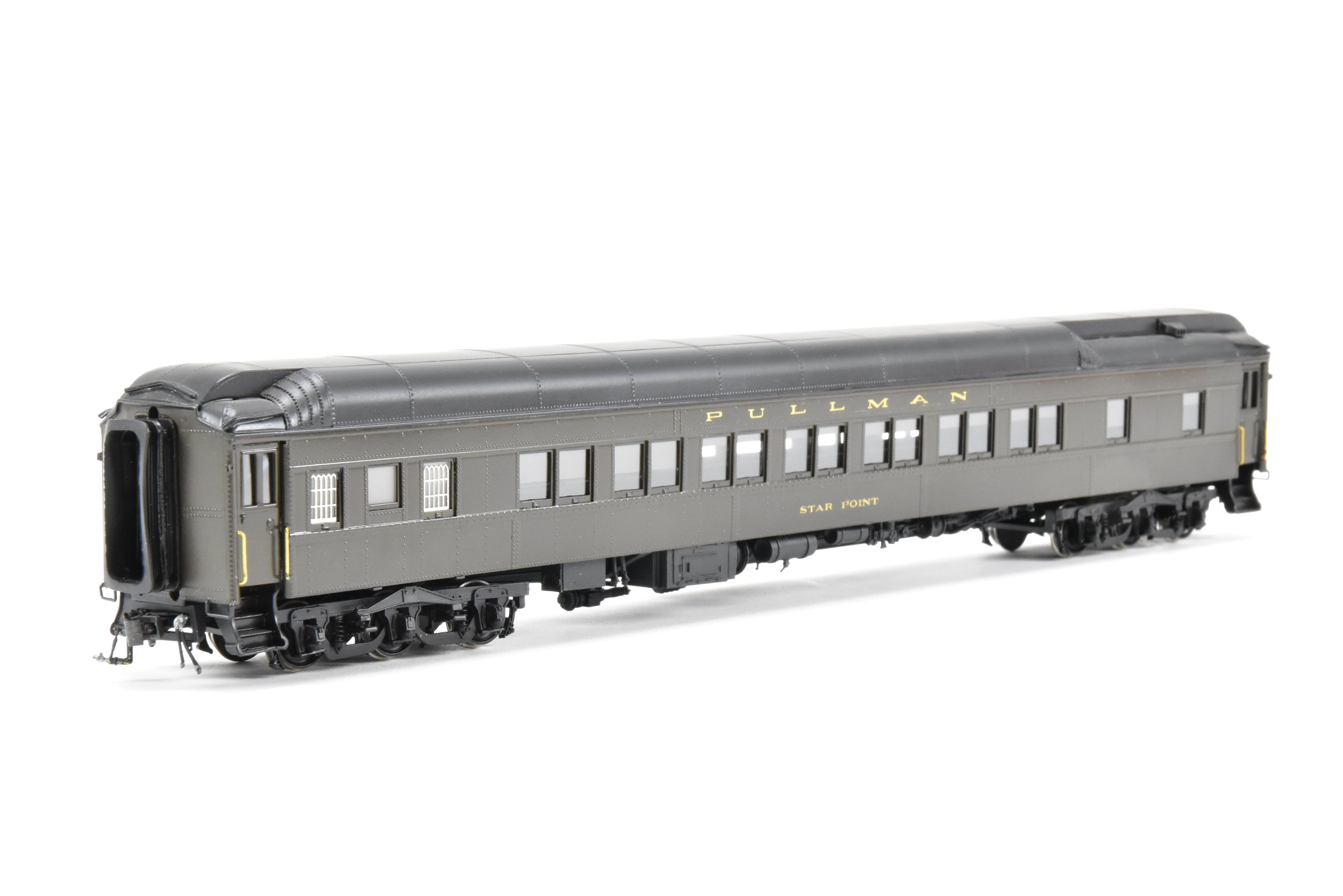 HO Brass PSC Precision Pullman 80' Sleeper Tourist Car Plan 3958A, Star Point Lettered