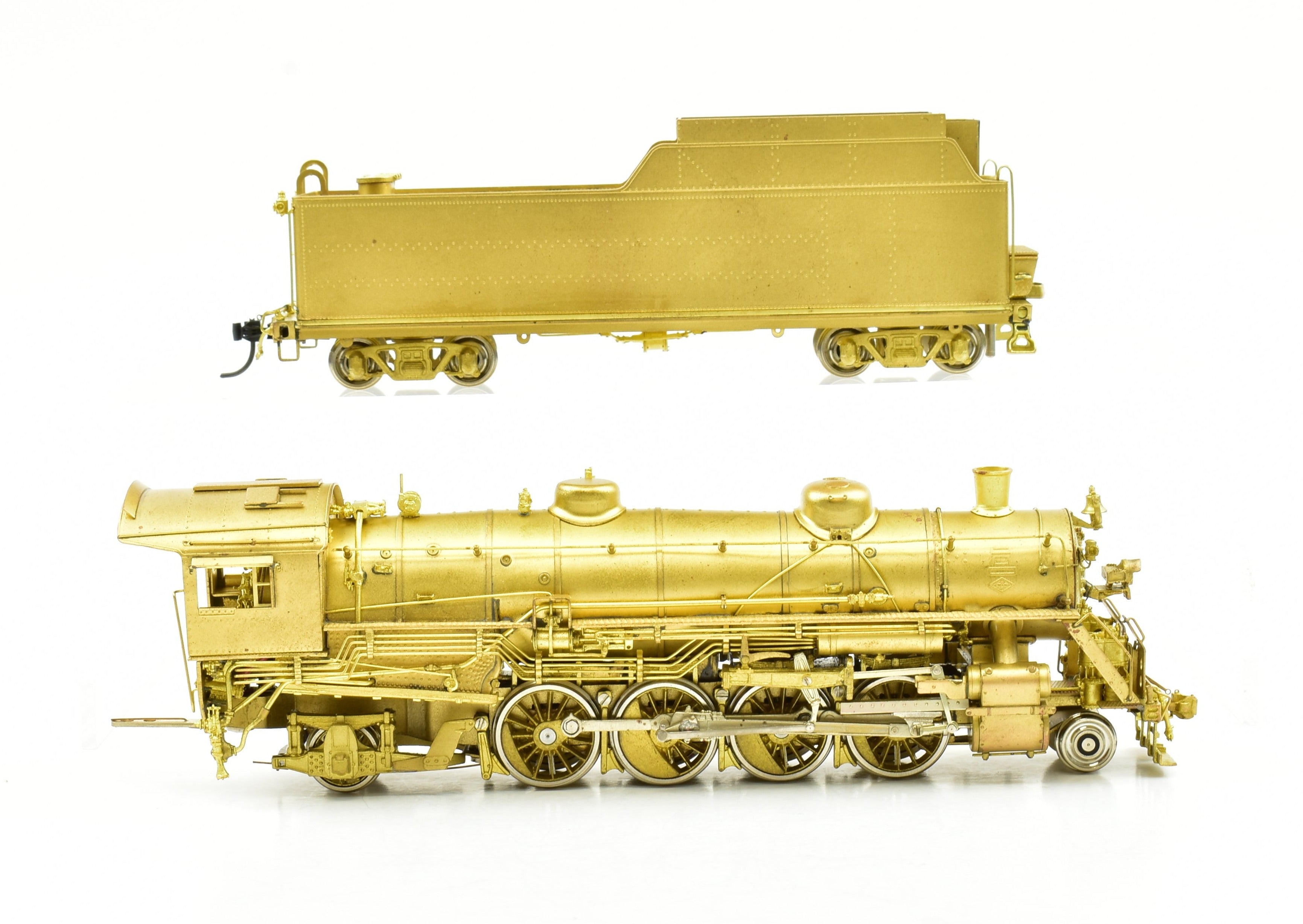 HO Scale Brass Key Imports Model of Akron Canton & Youngstown #407 2-8-2 USRA Light Mikado Locomotive