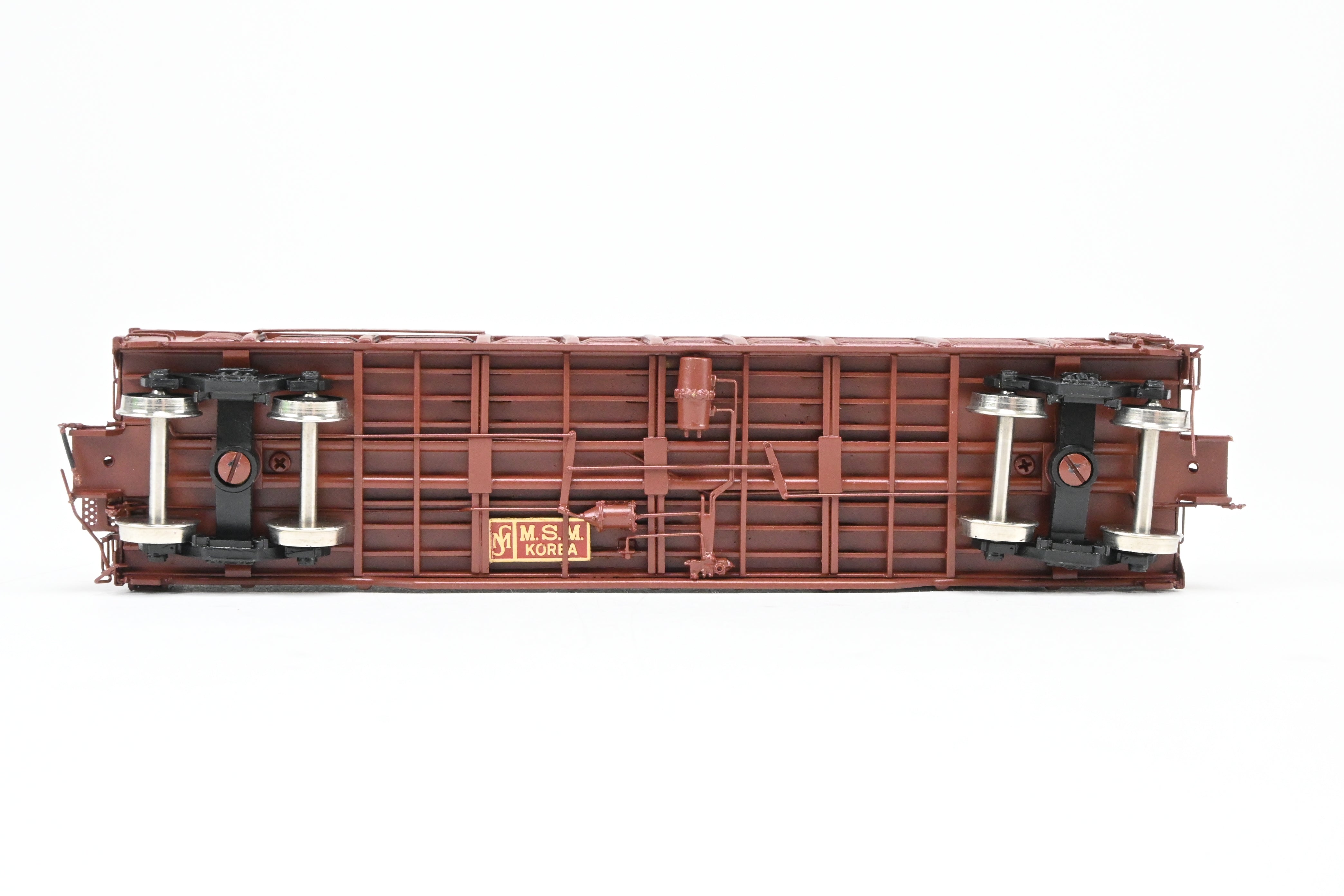 HO Brass OMI ATSF - Santa Fe 100 Ton Pro - Painted Gondola Model #70028