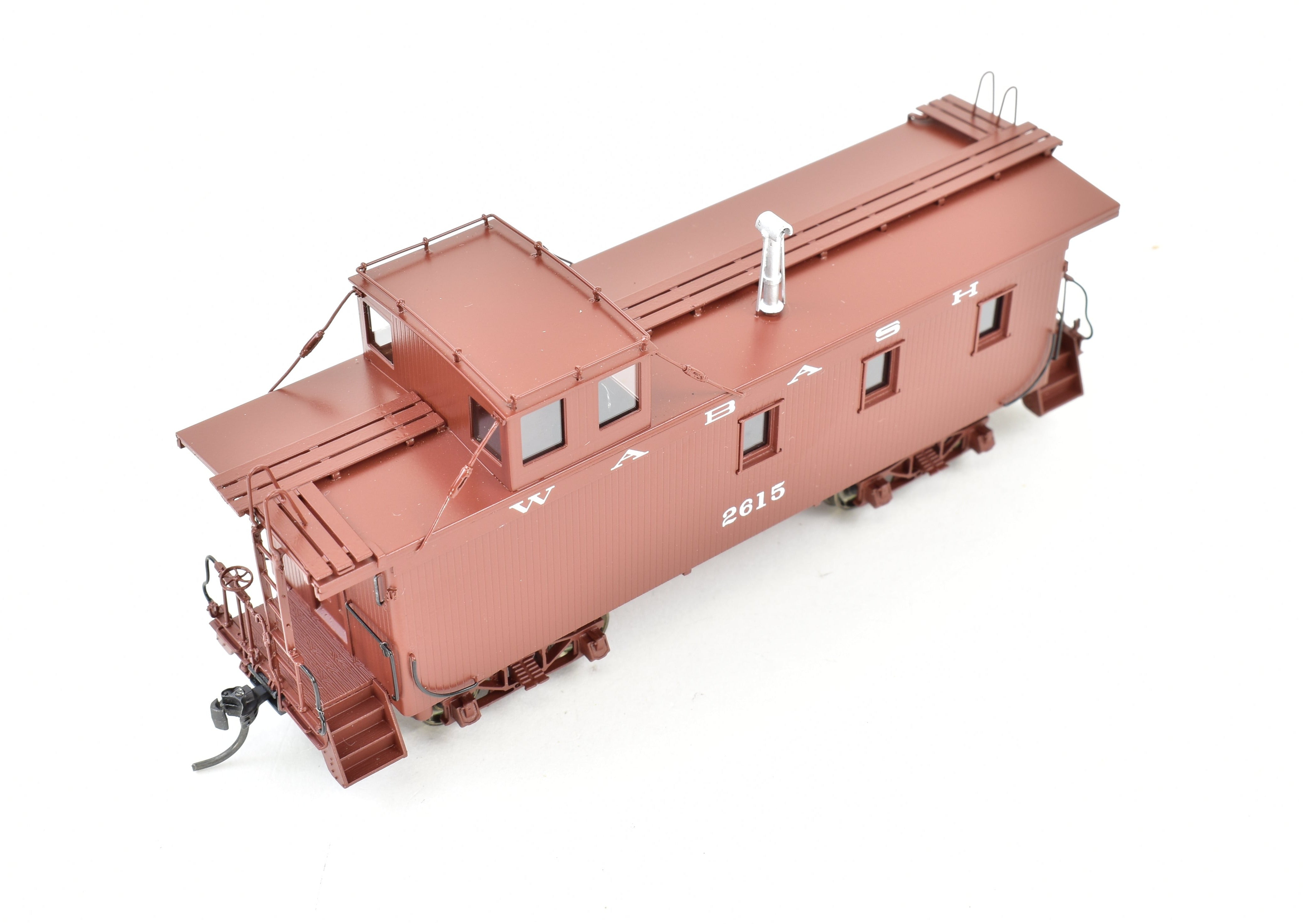 HO Scale Brass Wabash Wood Side Caboose FP #2615 by OMI Overland Models