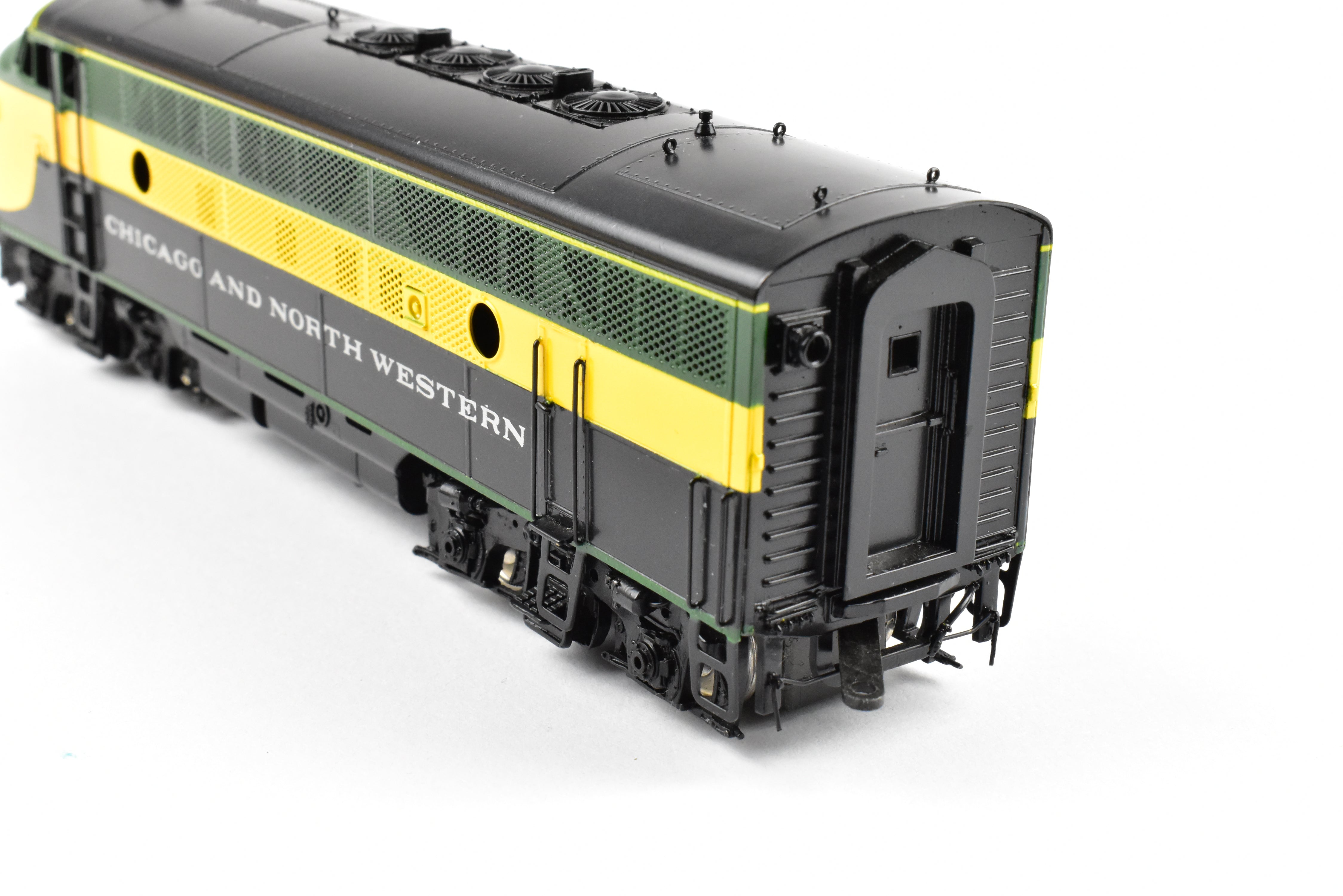 HO Scale Brass Model Train - Chicago and Northwestern EMD F3A/F3A PH II 1500 HP 2-Unit Set in C&NW's Freight Scheme (Oriental Limited)