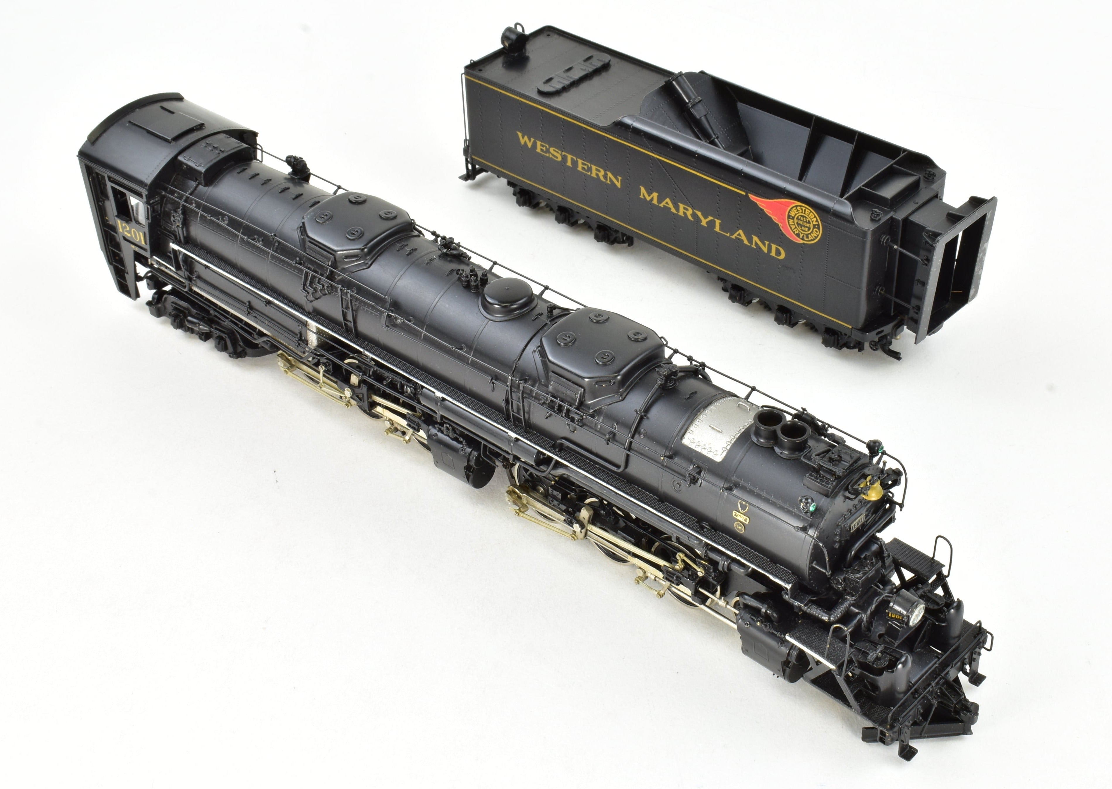 HO Scale Brass PSC Precision Scale Co. Western Maryland 4-6-6-4 M-2 FP #1201 Model