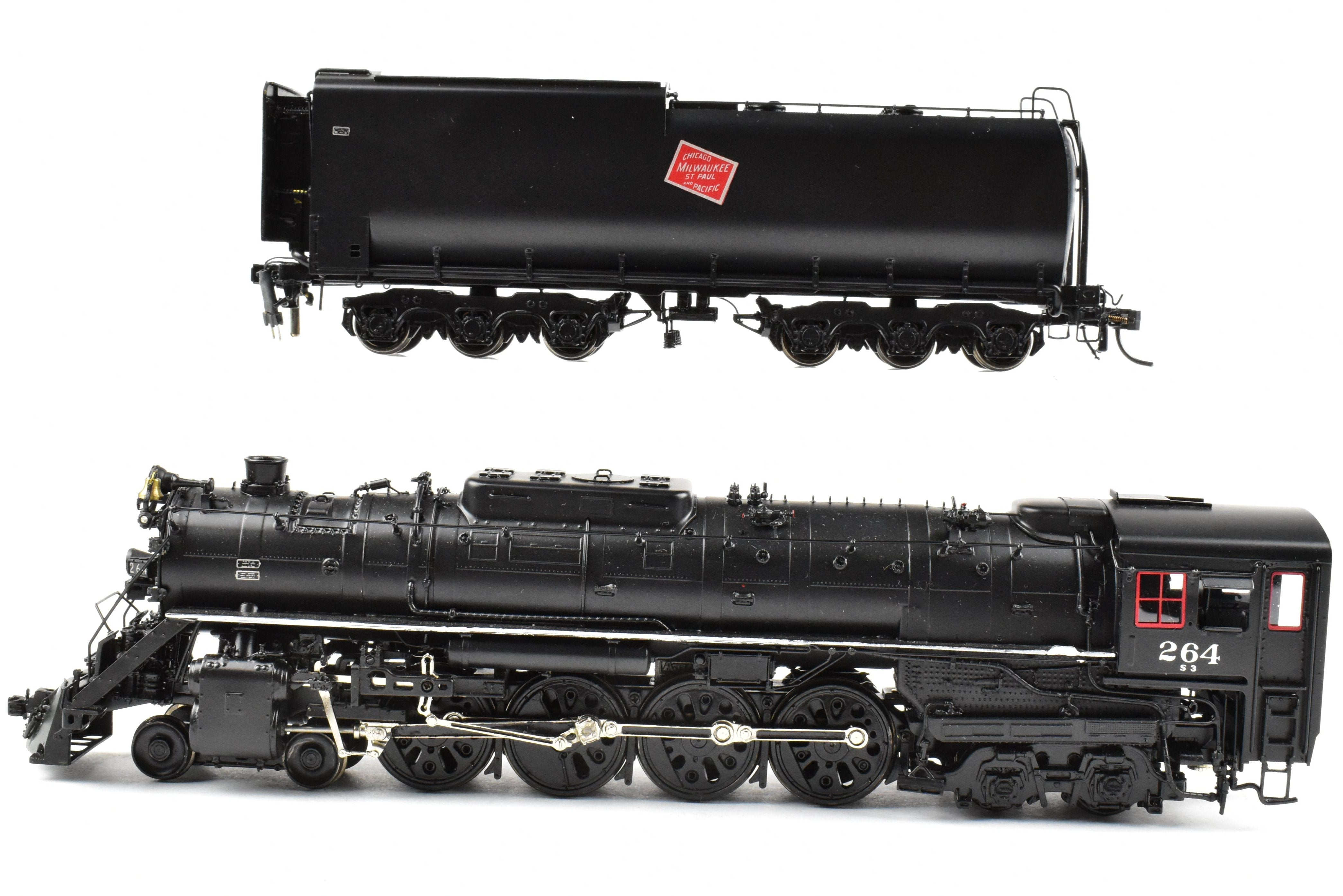 HO Brass OMI MILW S-3 4-8-4 Round Boiler Front FP No. 264 by Overland Models