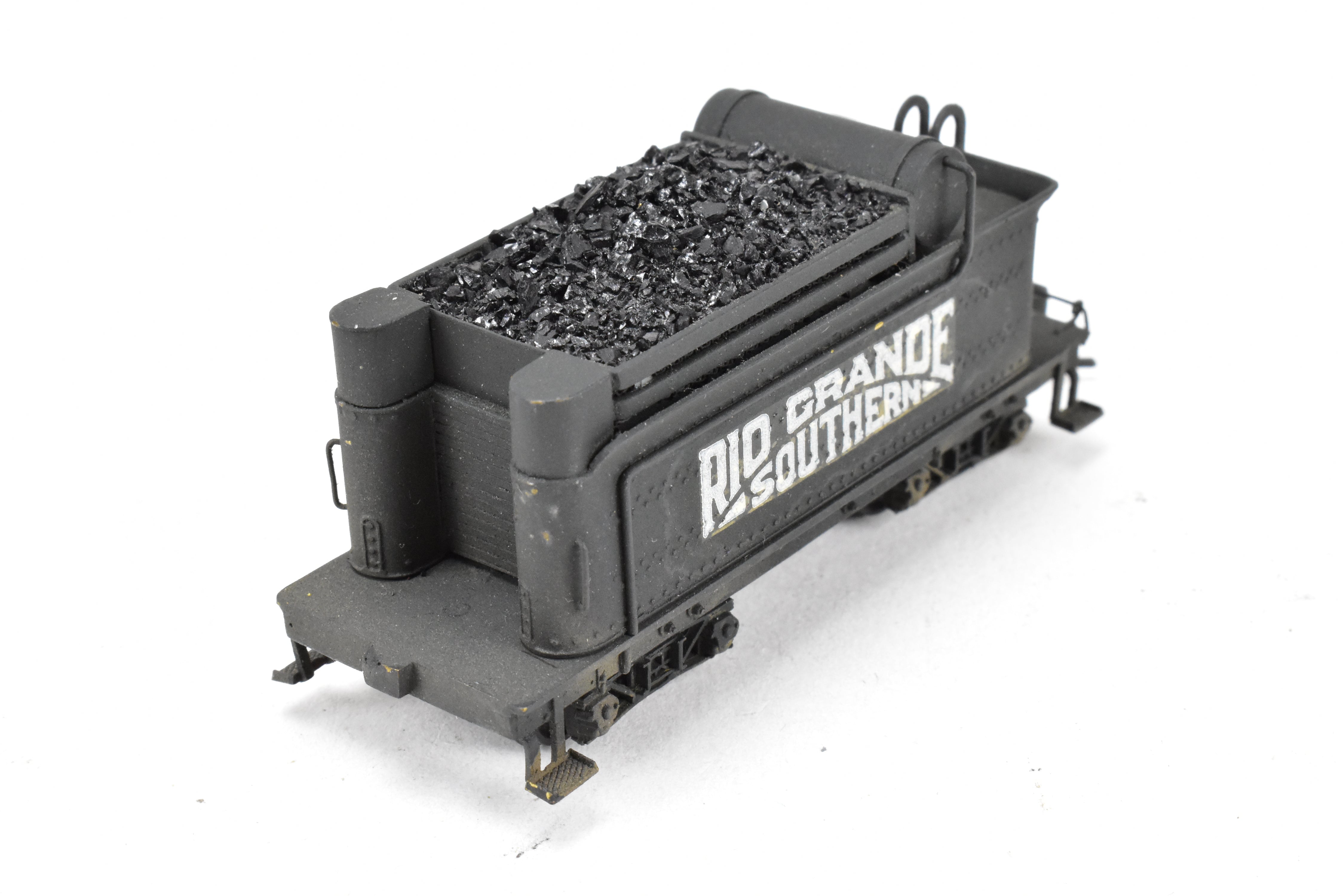 HOn3 Scale Brass Balboa Model Train - Rio Grande Southern C - 19 #40 2 - 8 - 0 Locomotive with Light Weathering and Added Details