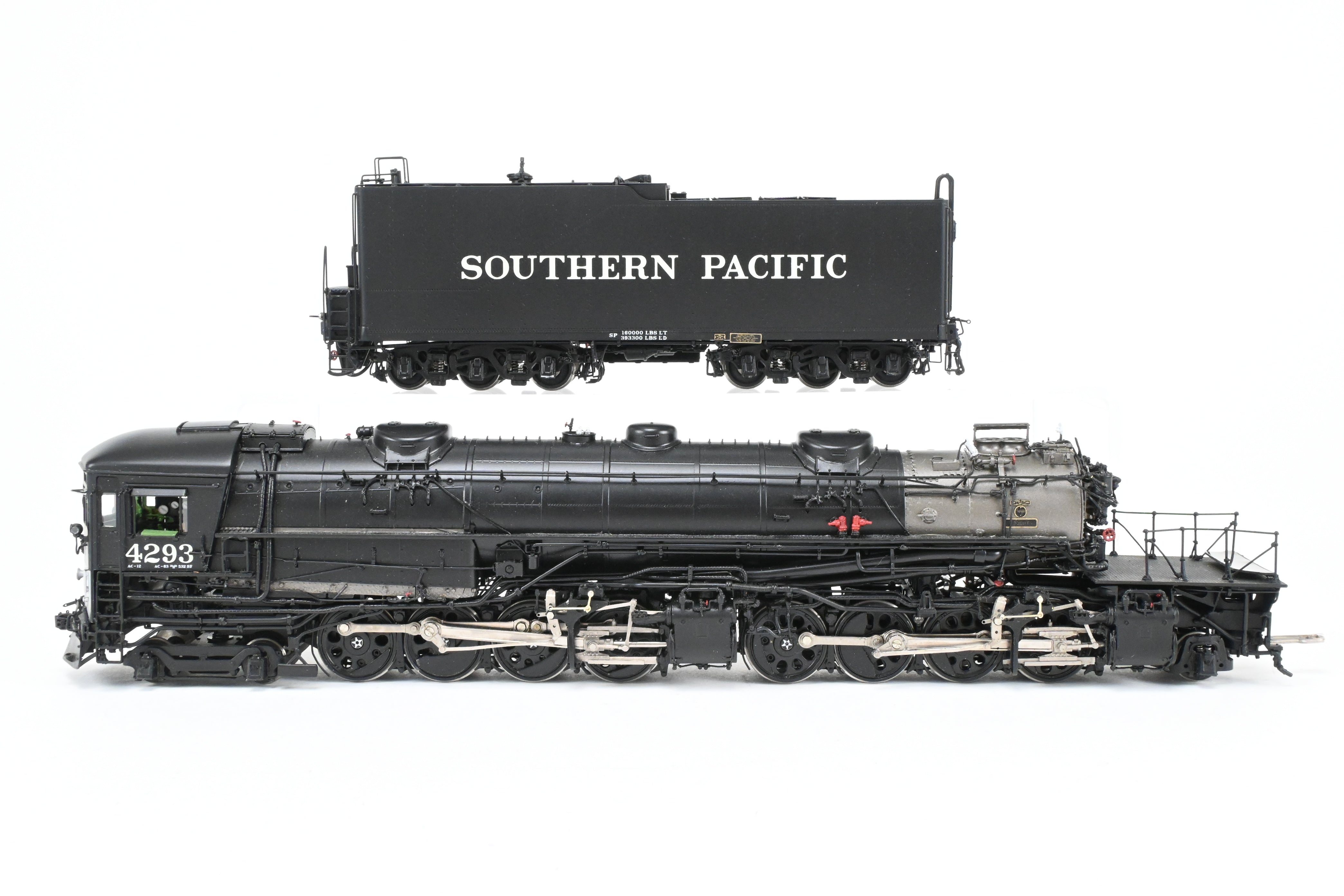 HO Scale Brass Southern Pacific Class AC - 12 4 - 8 - 8 - 2 Cab Forward #4293 by Challenger Imports
