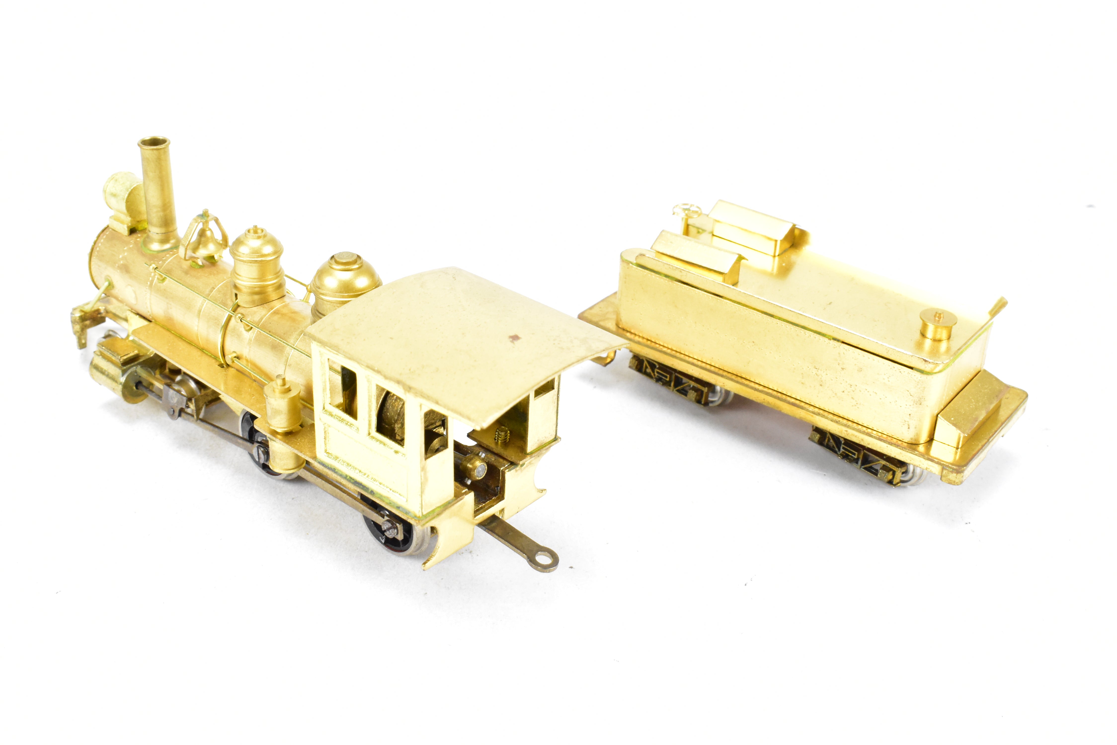 HOn3 Scale Brass Model Train - American 4-4-0 Locomotive from Far East Distributors, Spartan Series Circa 1910