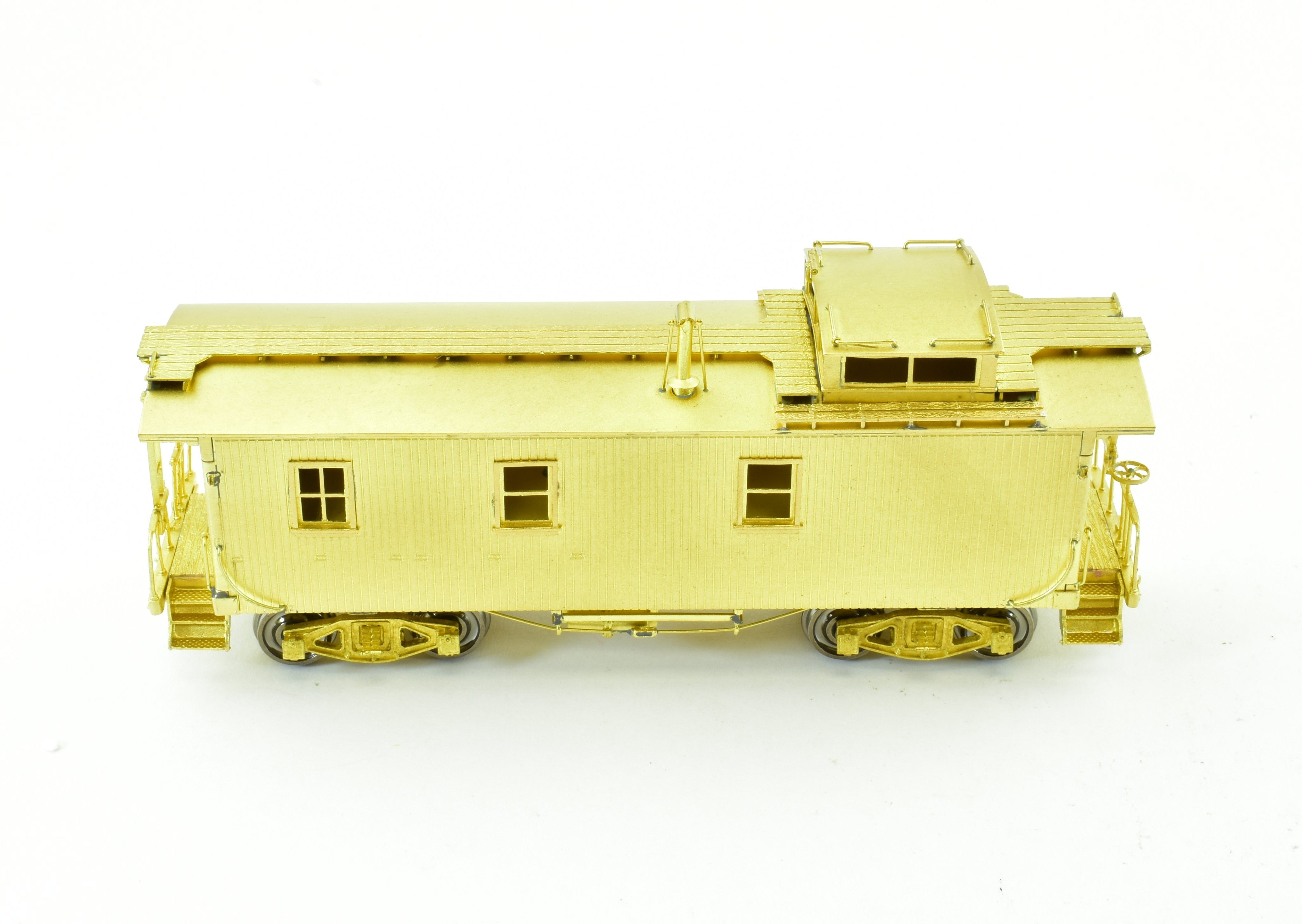 HO Scale Brass OMI - Overland Models, Inc. Pittsburgh & Lake Erie NYC Wood Caboose Model with Spare Parts