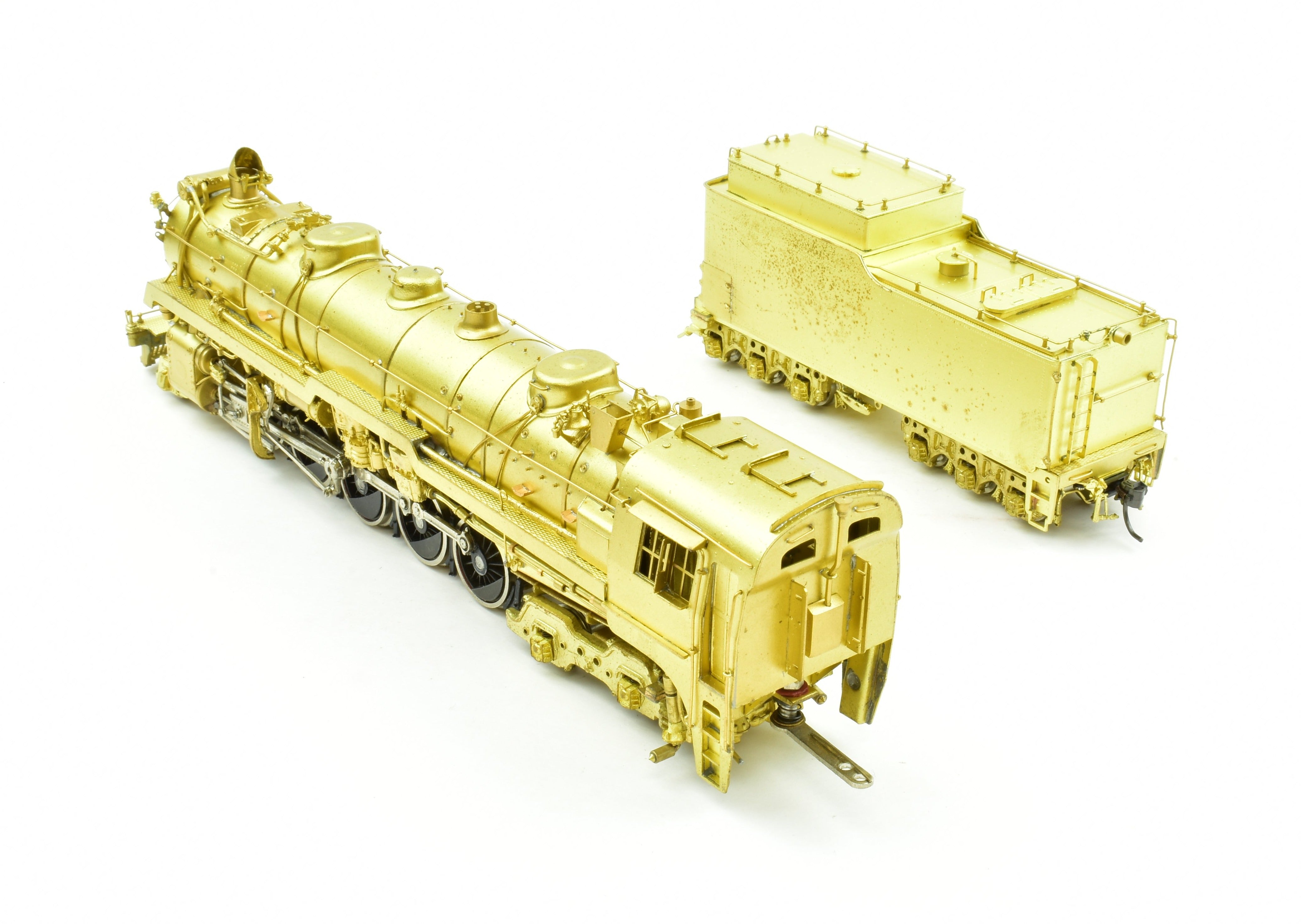 HO Scale Brass Model Train - Van Hobbies CPR Canadian Pacific Railway T-1a 2-10-4 Selkirk Locomotive