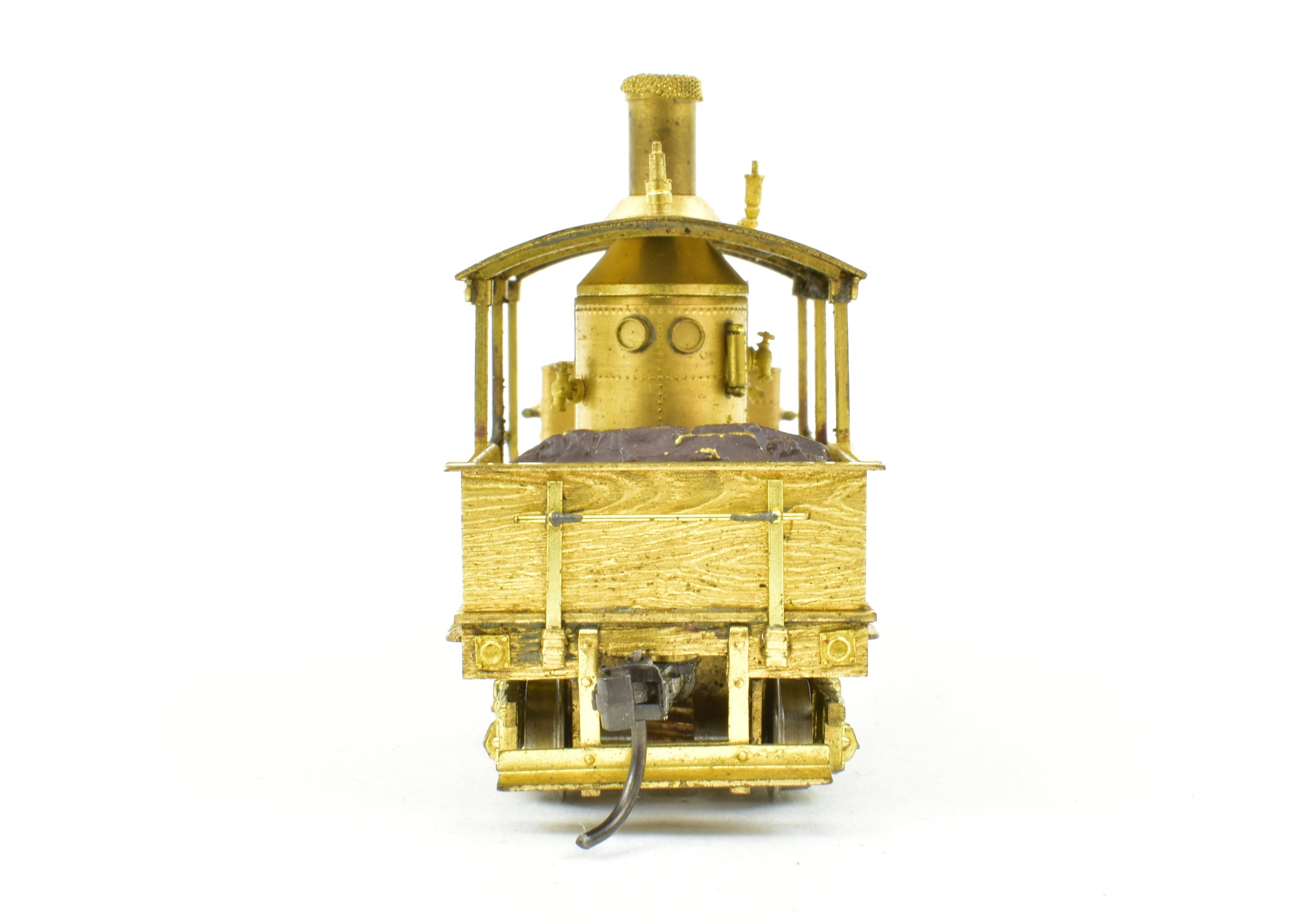 HO Scale Brass Westside Model Co. Collectible Various Logging Class A Climax Vertical Boiler Wooden Frame Model Train