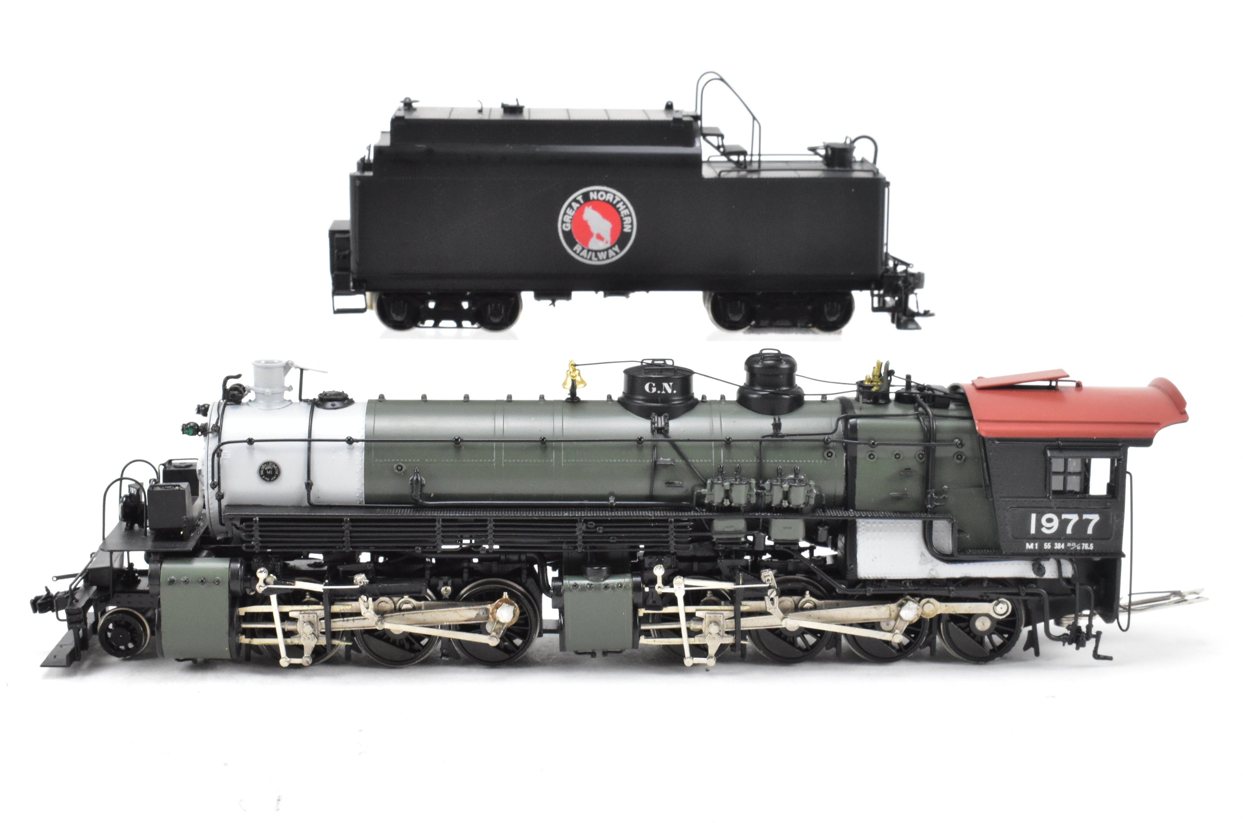 HO Scale Brass Challenger Imports Great Northern 2-6-8-0 Class M-2 FP No. 1977 Model