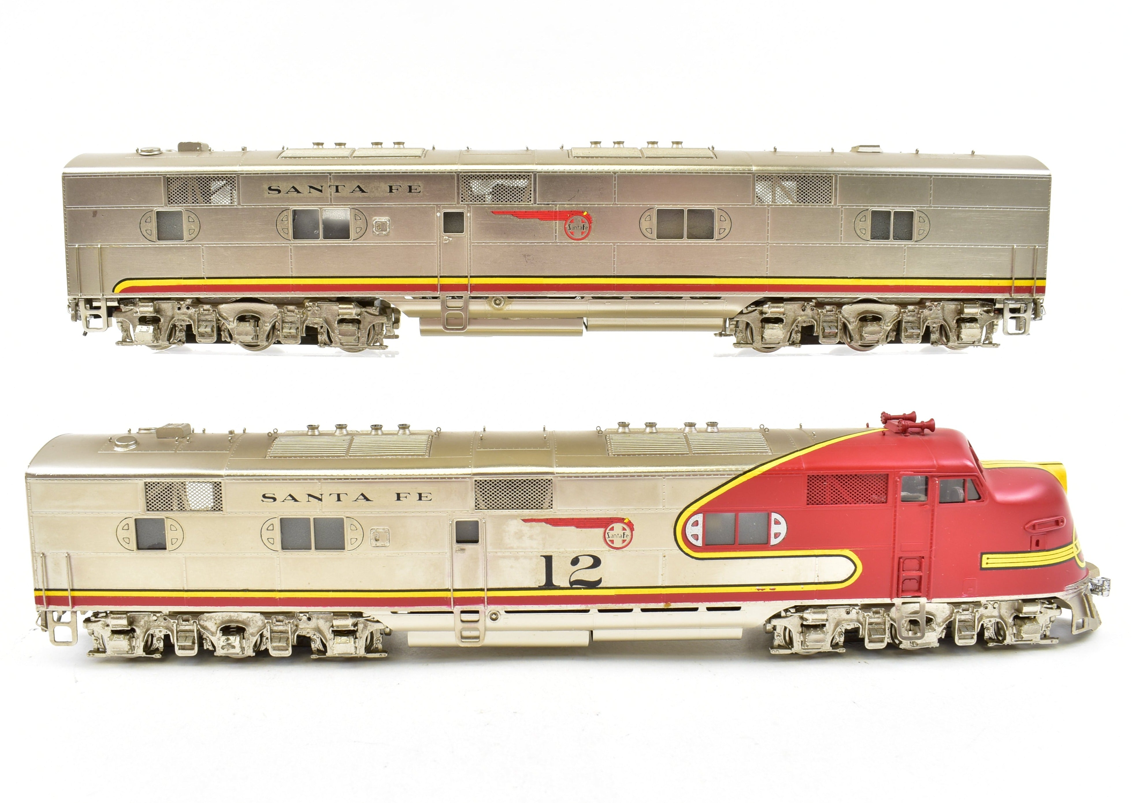 HO Scale Brass ATSF - Santa Fe EMD E6 A/B 2000 HP Factory-Painted Model