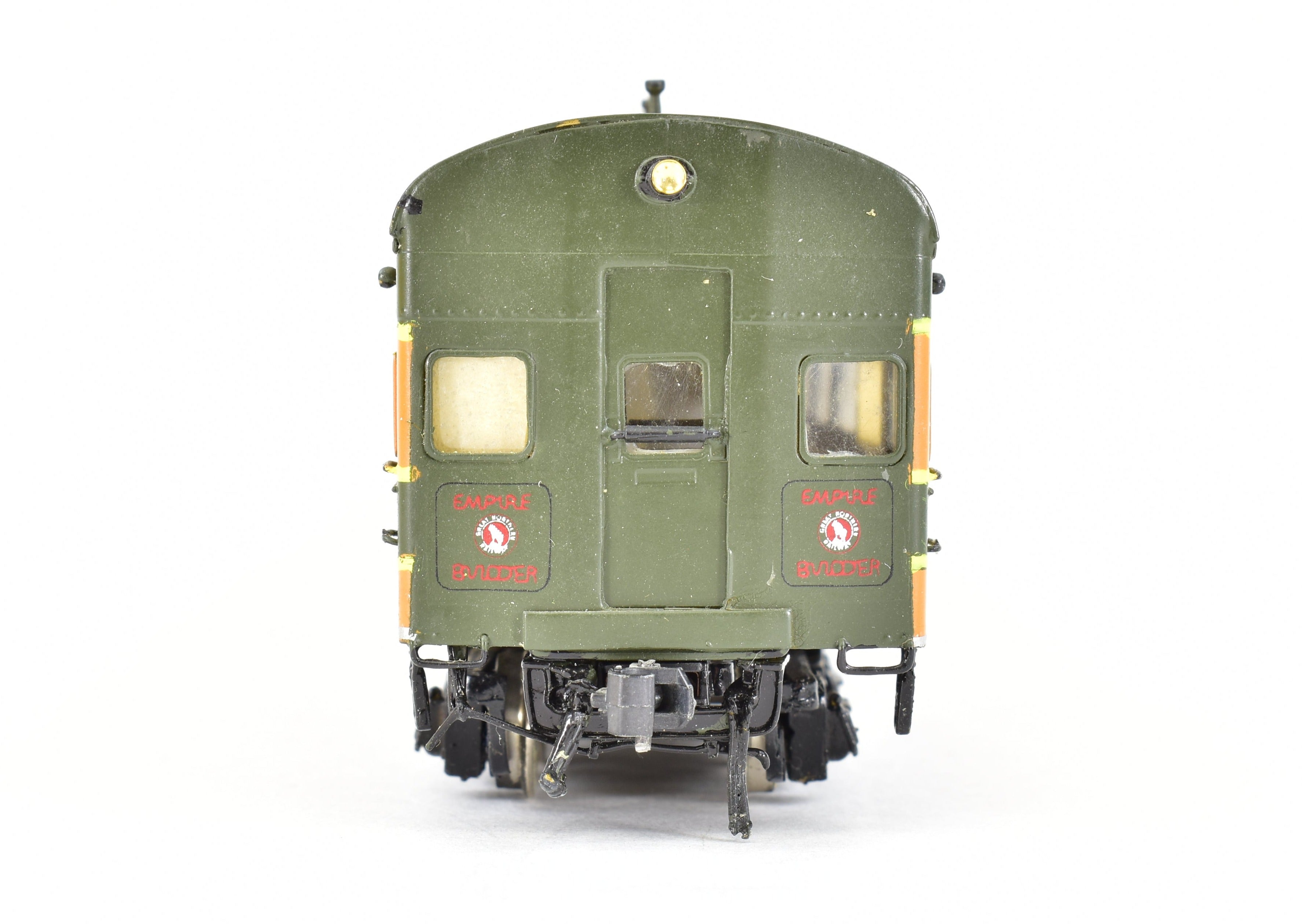 HO Scale Brass Oriental Limited Great Northern Buffet Parlor Observation Model Modified for Mid - Train Service, CP Brand
