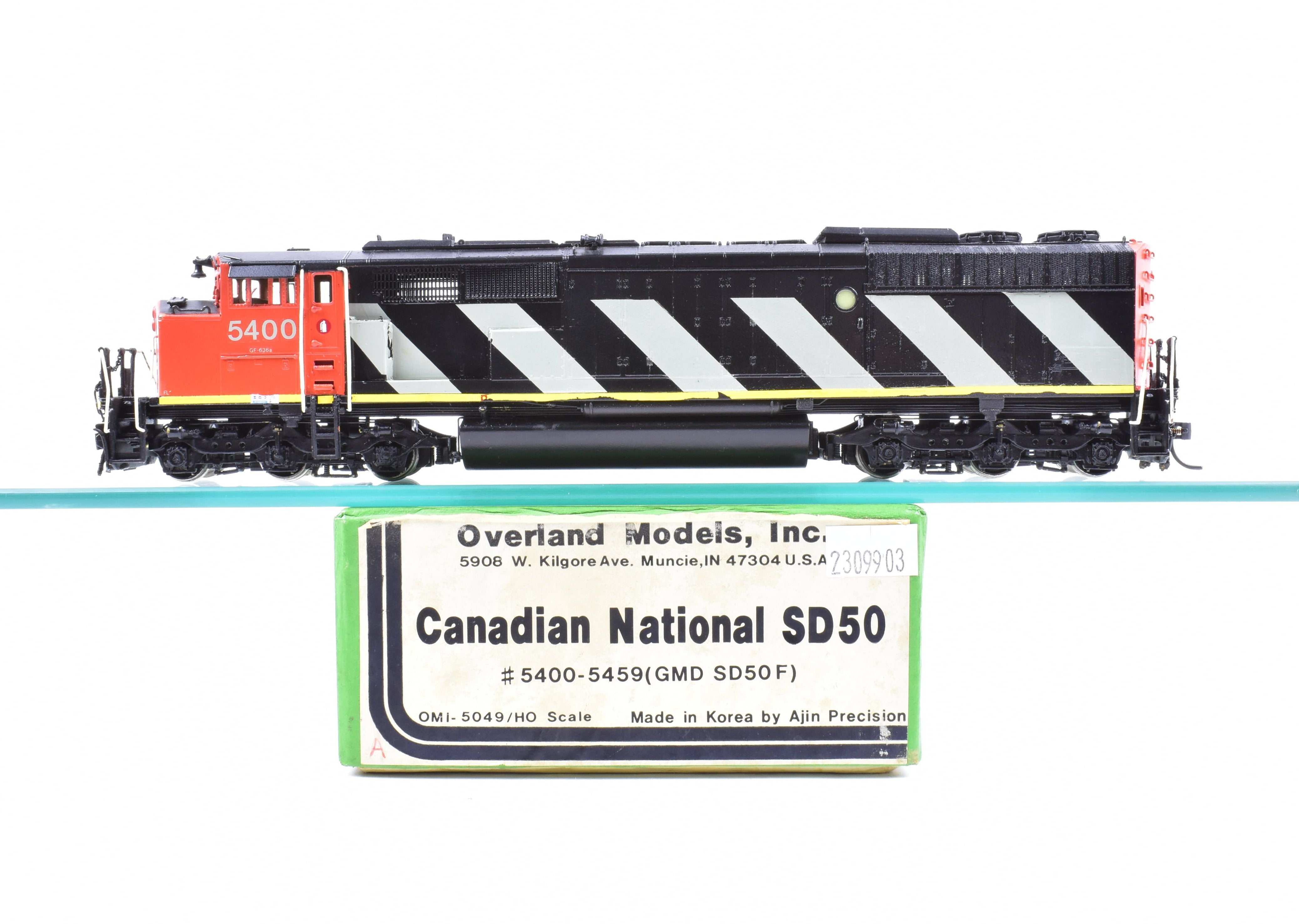 HO Brass OMI Overland CNR Canadian National SD50F Custom - Painted Model