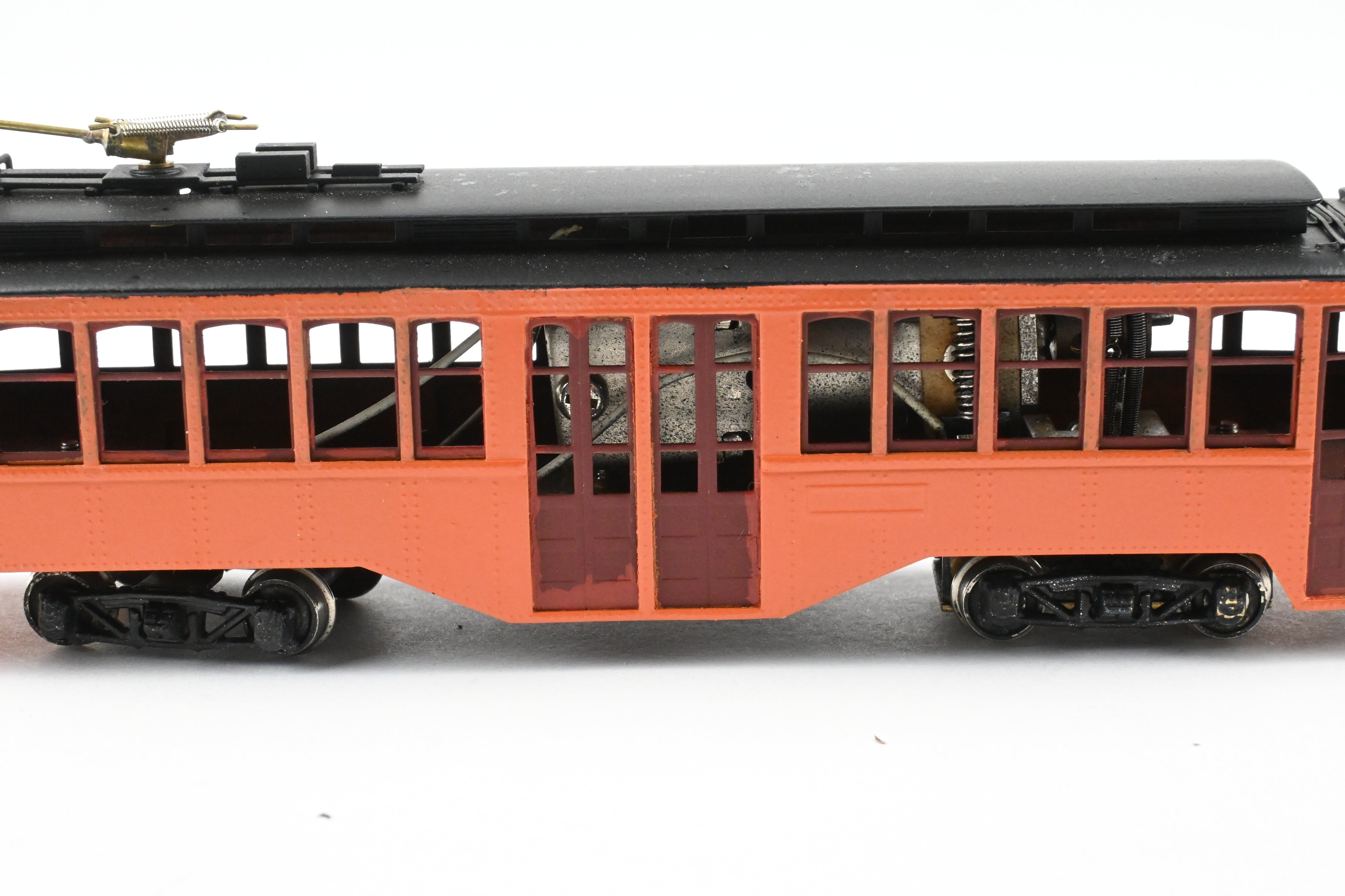 HO Scale Brass Fairfield Models Pittsburgh Railway Co. Single Ended Jones Trolley Car CP Unlettered, Collectible Model Train
