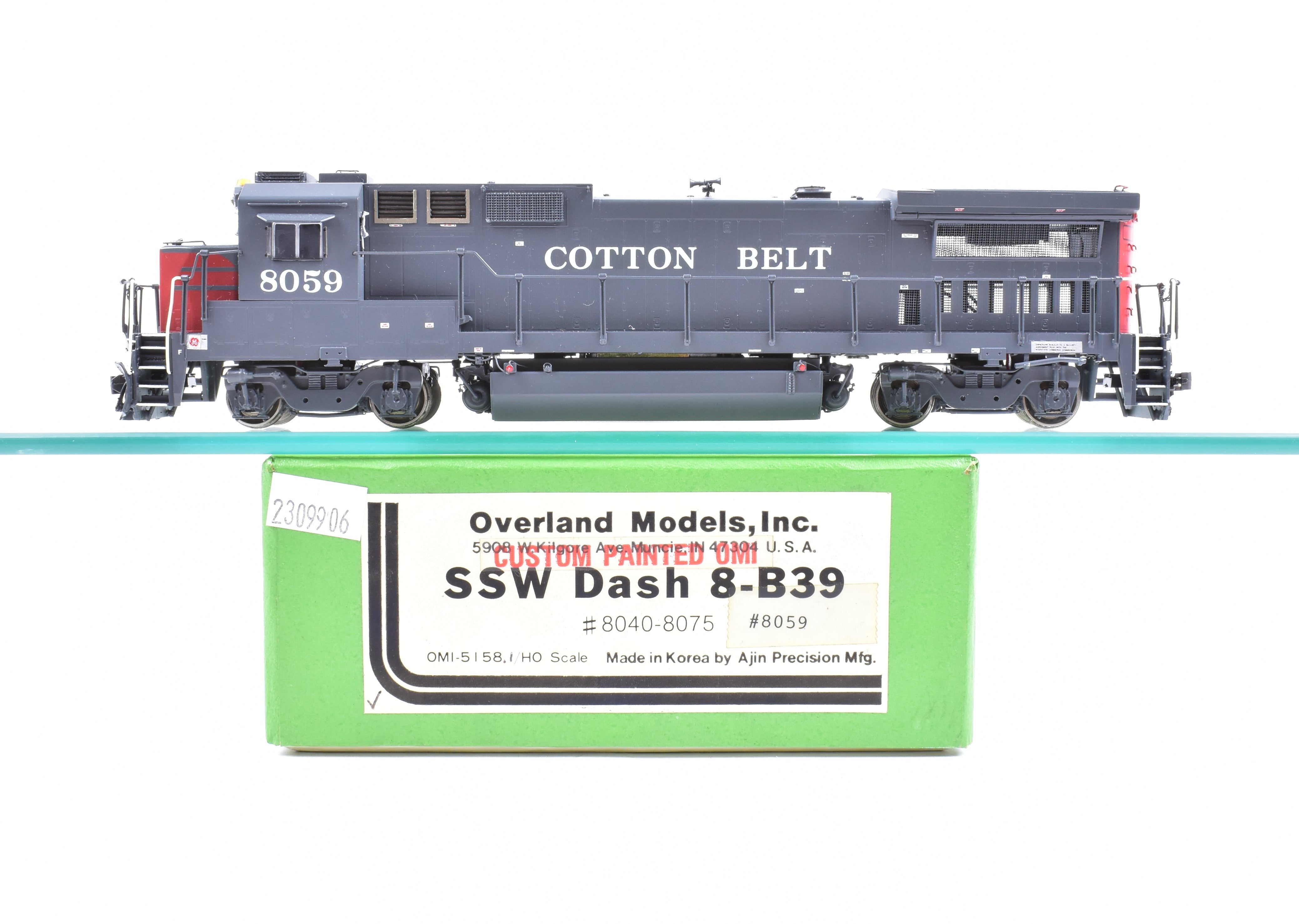 HO Brass OMI - Overland Models, Inc. Custom Painted Cotton Belt GE Dash 8 - B39