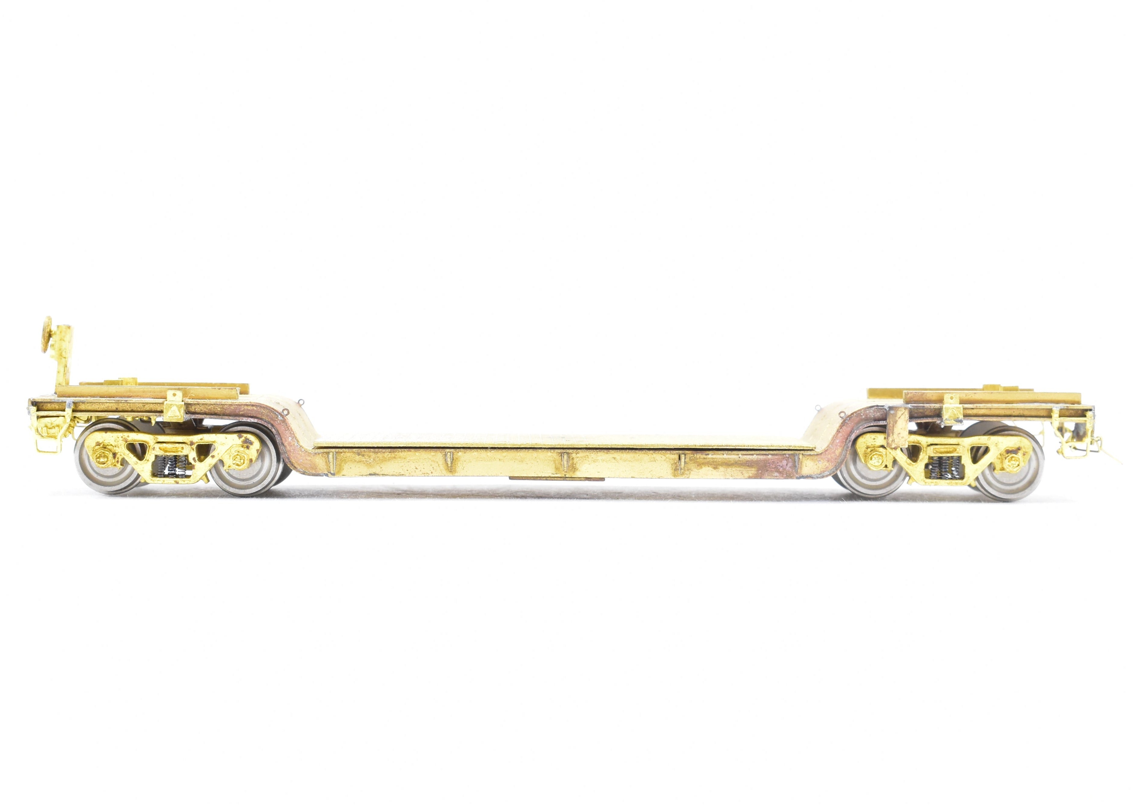HO Brass 45' Depressed Center Flat Car by OMI - Various Roads
