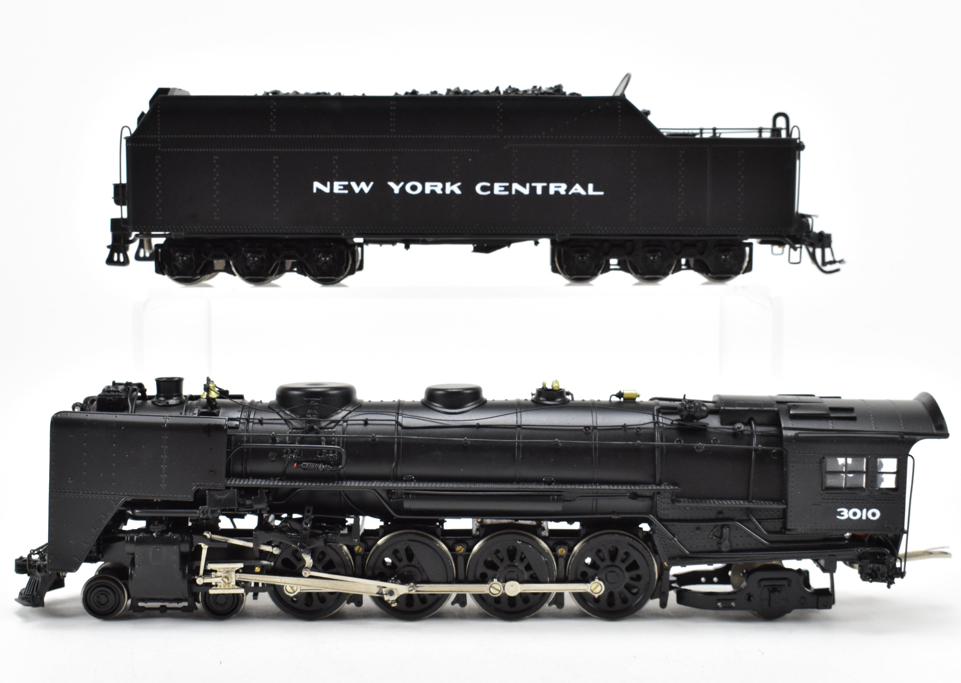 HO Scale Brass Key Imports Model Train - New York Central L-3a 4-8-2 Mohawk 1977 Run Custom Painted Locomotive with Road Number 3010 Decals