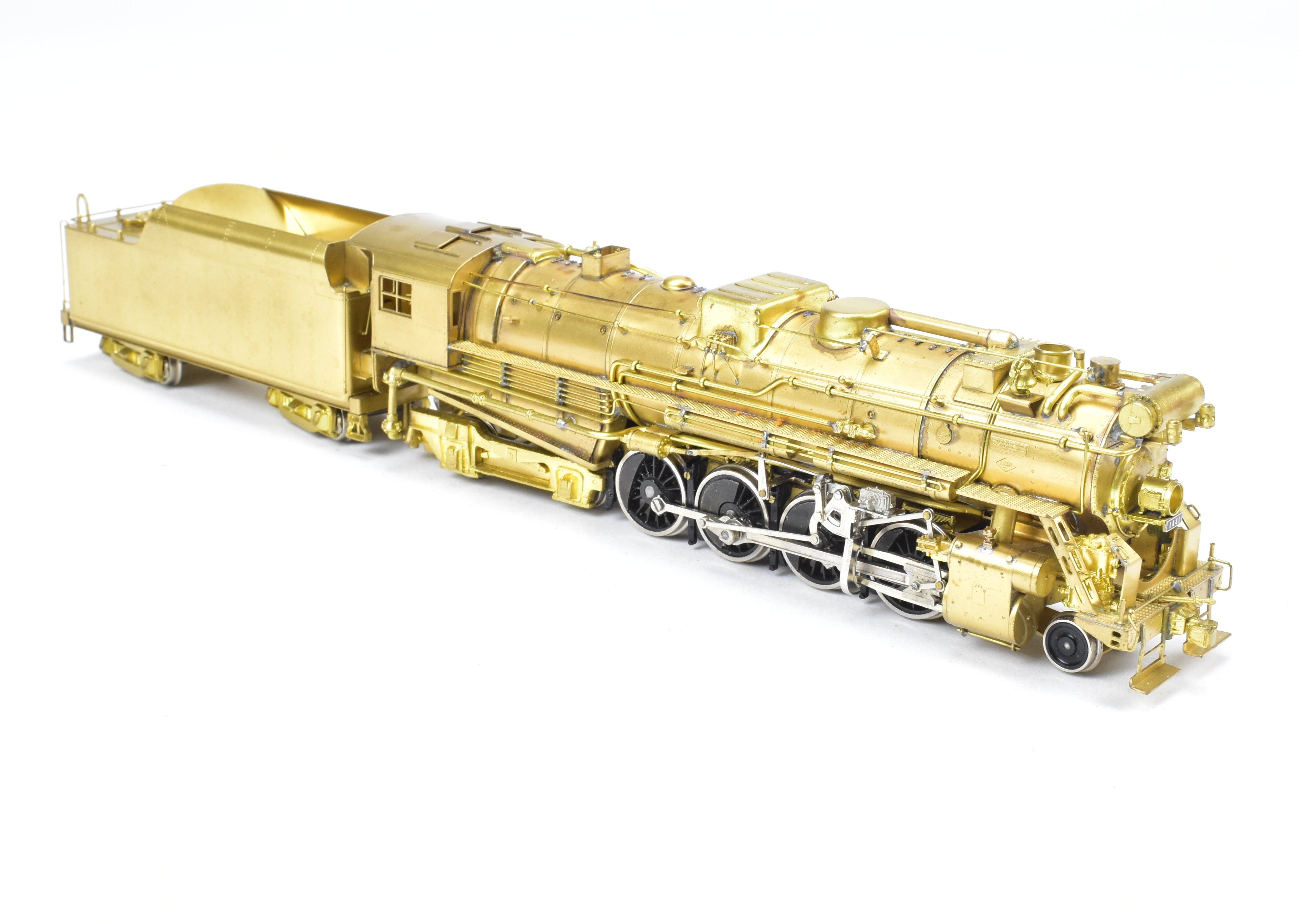 HO Scale Brass NPP Nickel - Plated Boston & Albany Class A - 1b 2 - 8 - 4 with Added Details