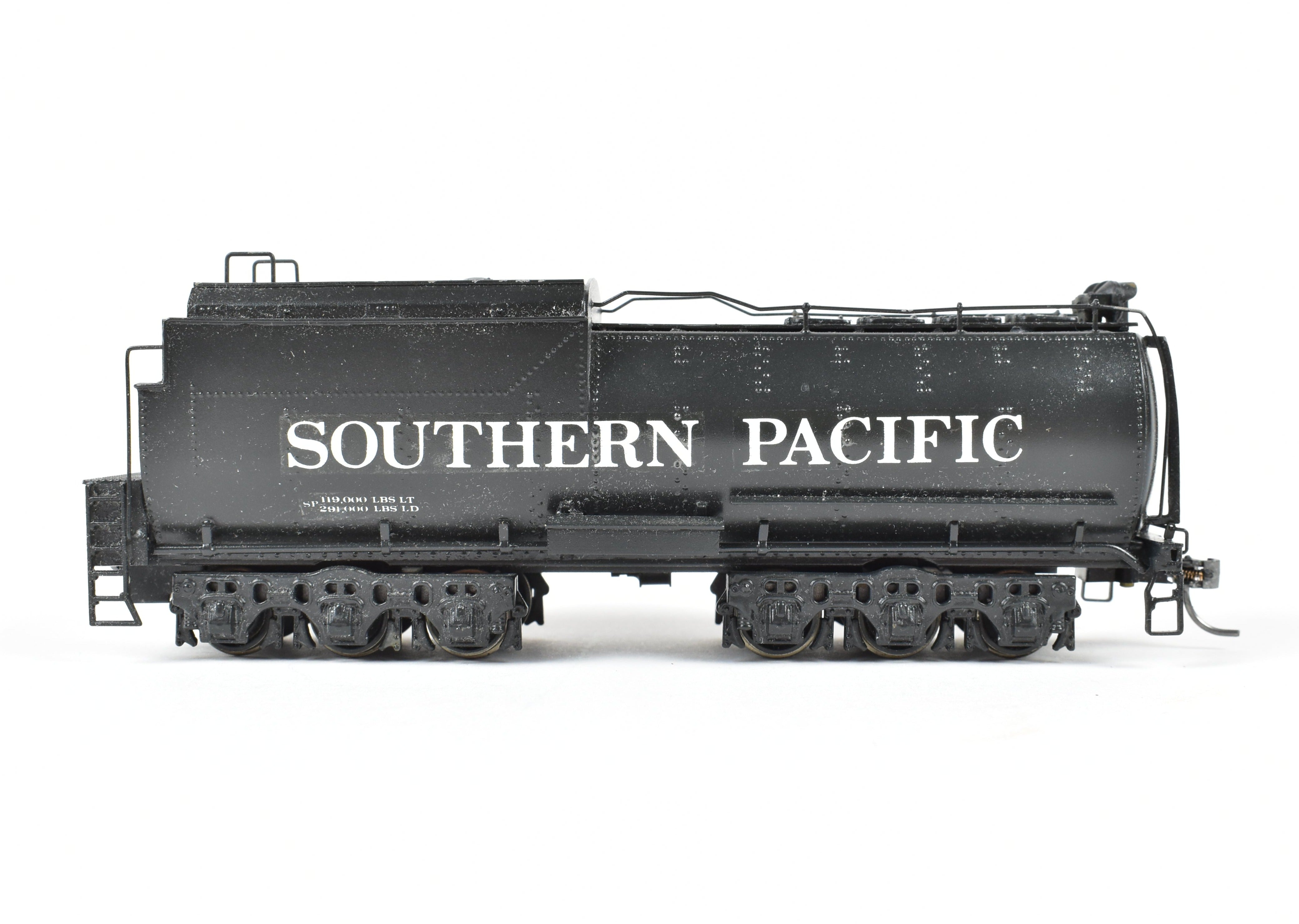 HO Scale Custom - Painted Brass Balboa Southern Pacific 12,000 Gallon Vanderbilt Tender for Model Trains (TENDER ONLY)