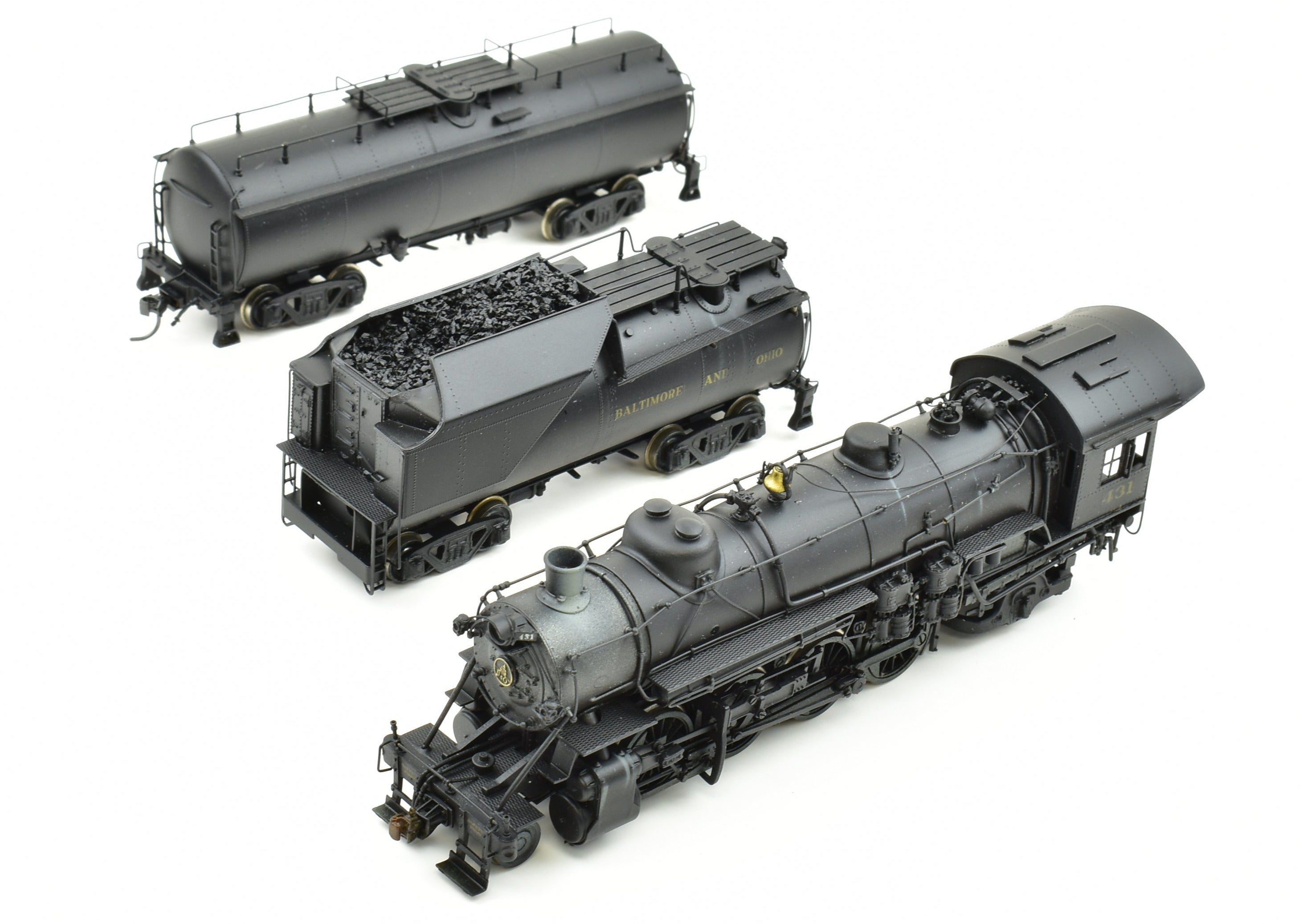 HO Brass Custom Painted B&O Q-4b 2-8-2 Mikado by Westside Model Co.