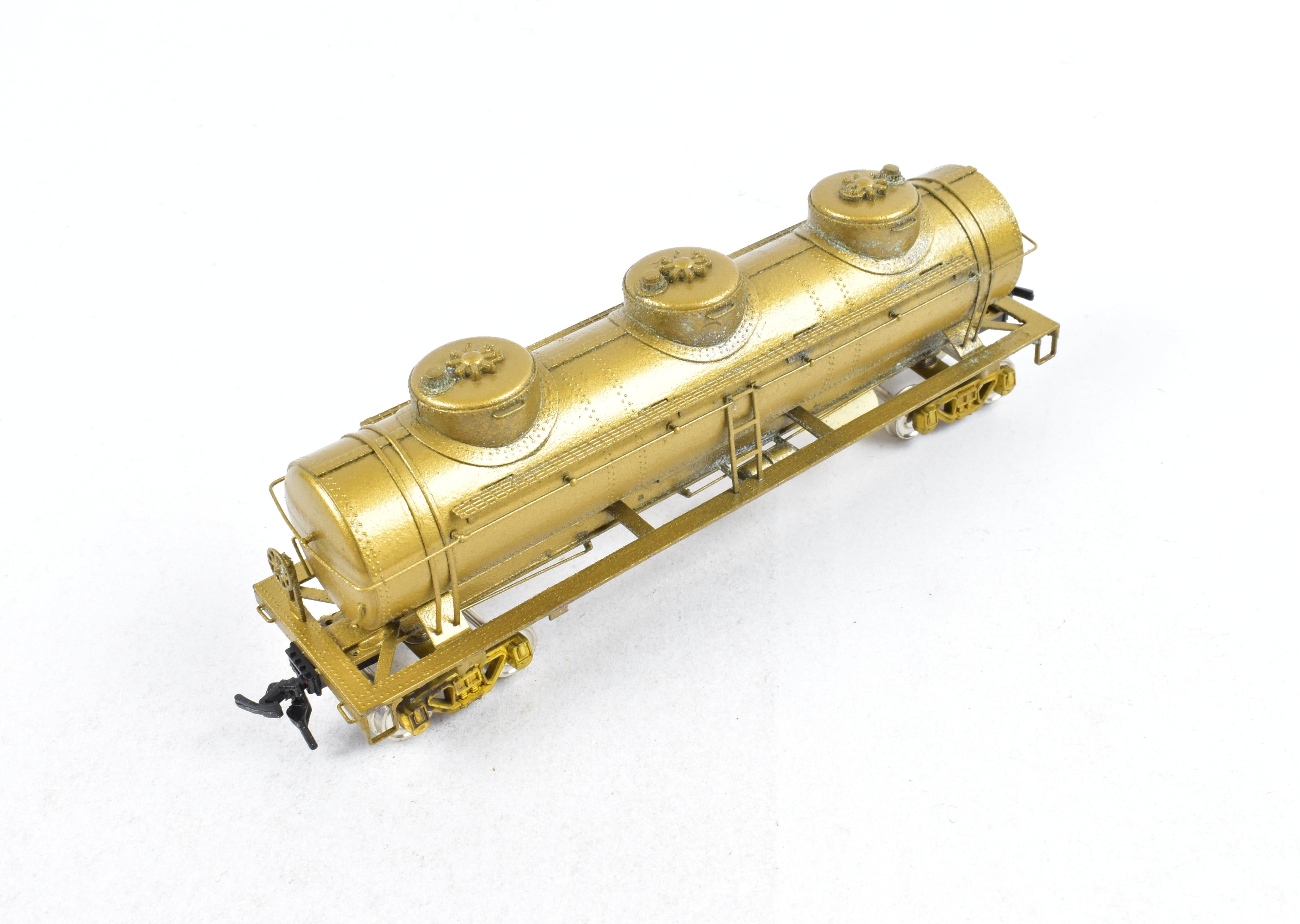 HO Scale Brass Gem Models 42-Foot 3-Dome Tank Car for Model Railroads - Various Road Versions