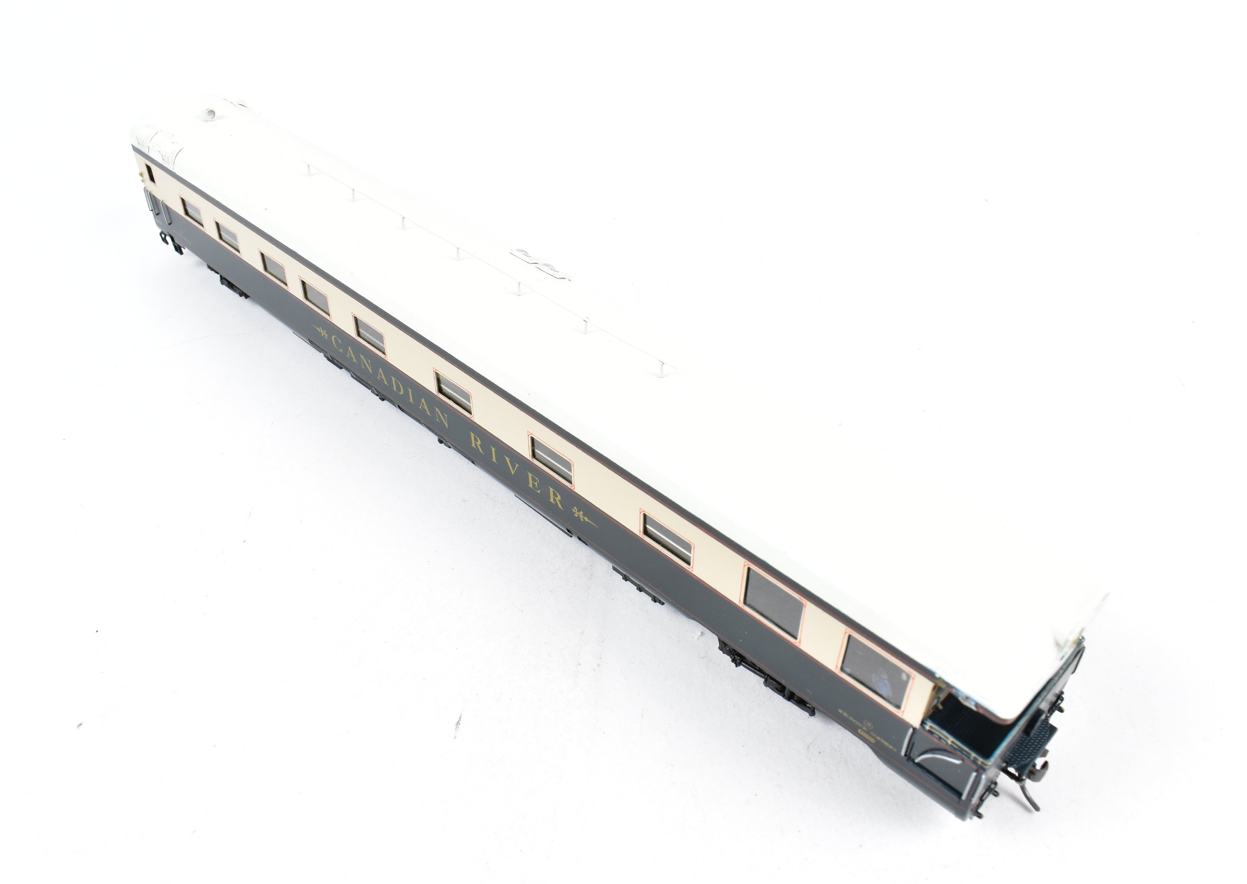 HO Scale Brass Burlington Northern 'Canadian River' Pro - Painted Business Car by W&R Enterprises