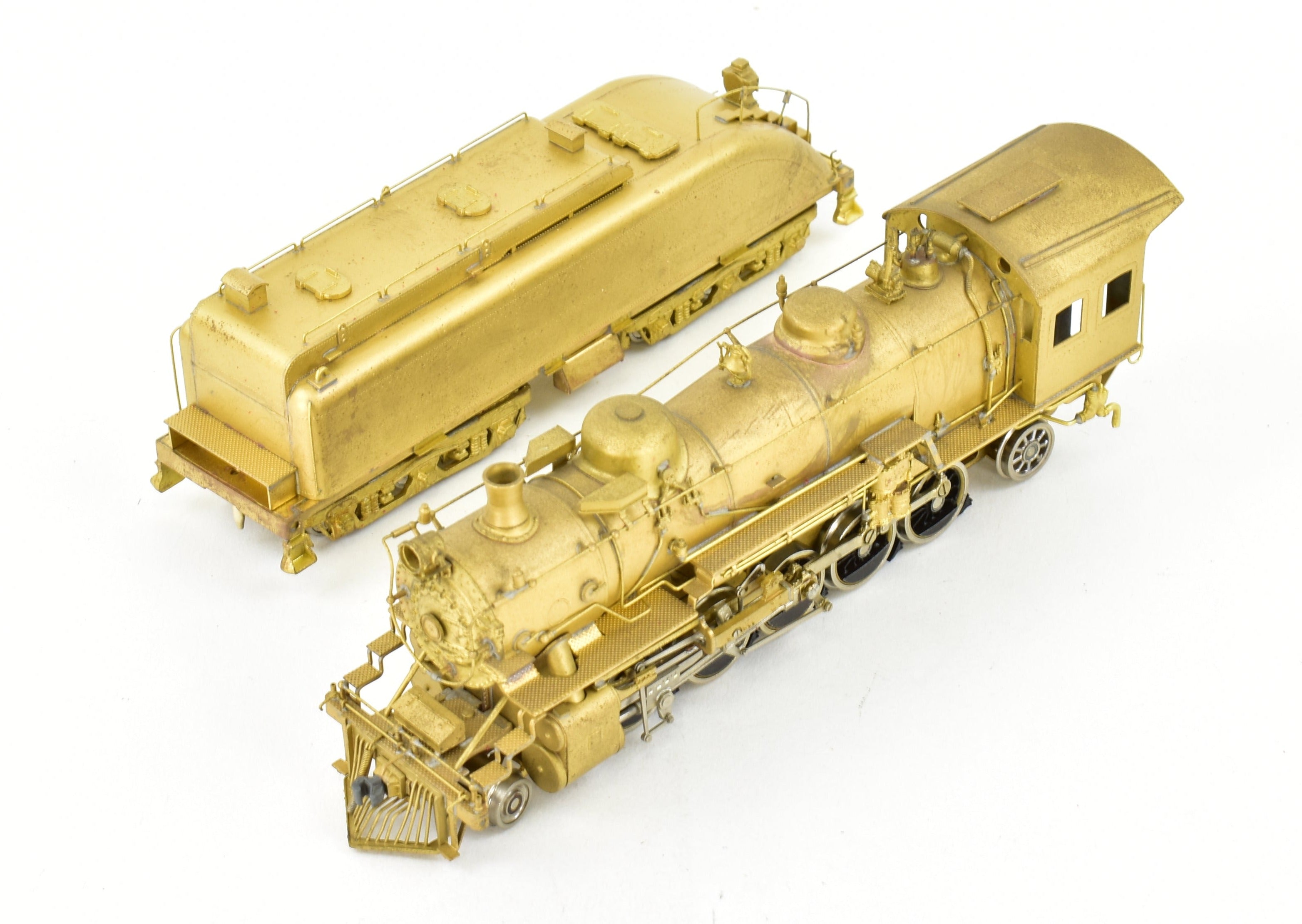 HO Scale Brass Model Train - Westside Model Co. ATSF - Santa Fe 3010 2-10-2 Locomotive