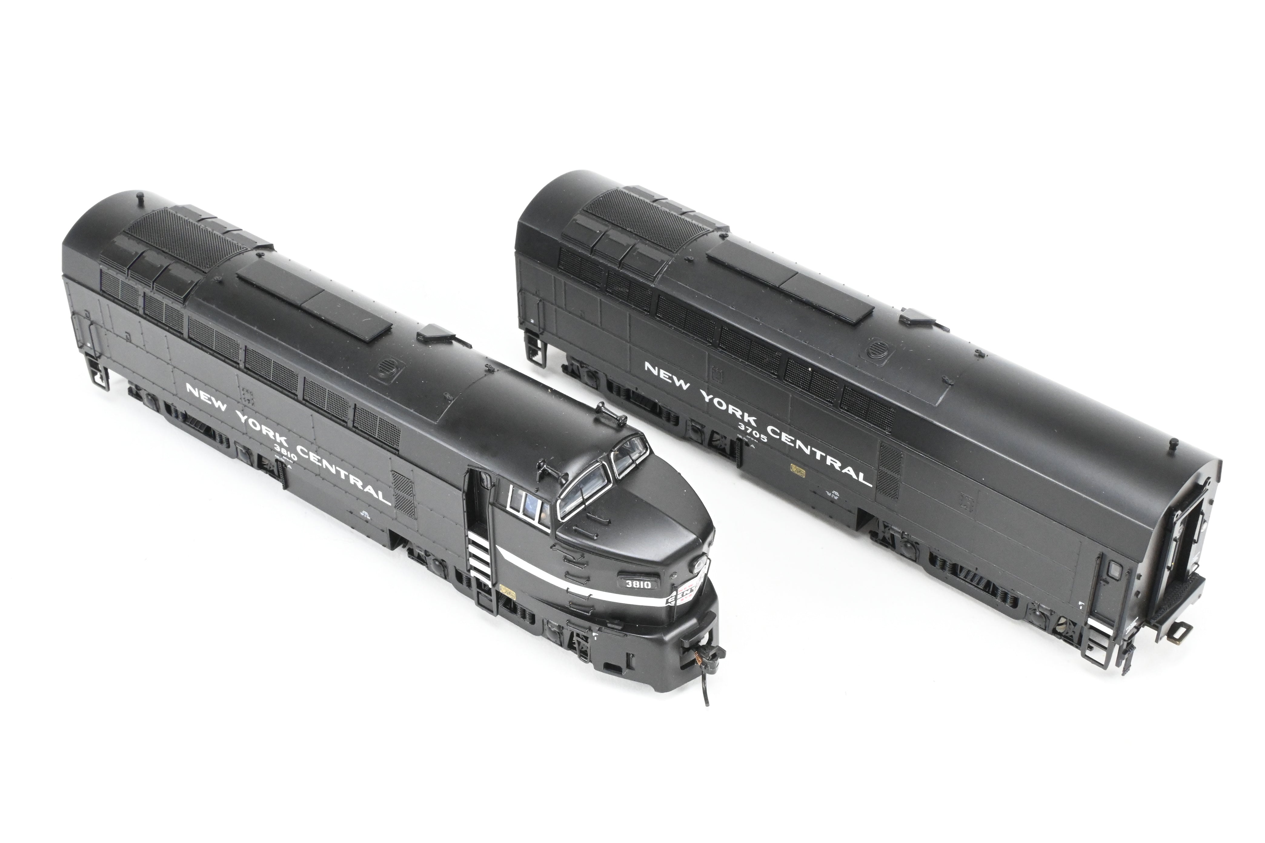 HO Scale Model Train Set - Broadway Limited Imports Paragon 2 New York Central Baldwin RF - 16A/B Cigar Band Locomotive Set with DCC and Sound (Sold As - Is, B - Unit Sound Malfunctioning)