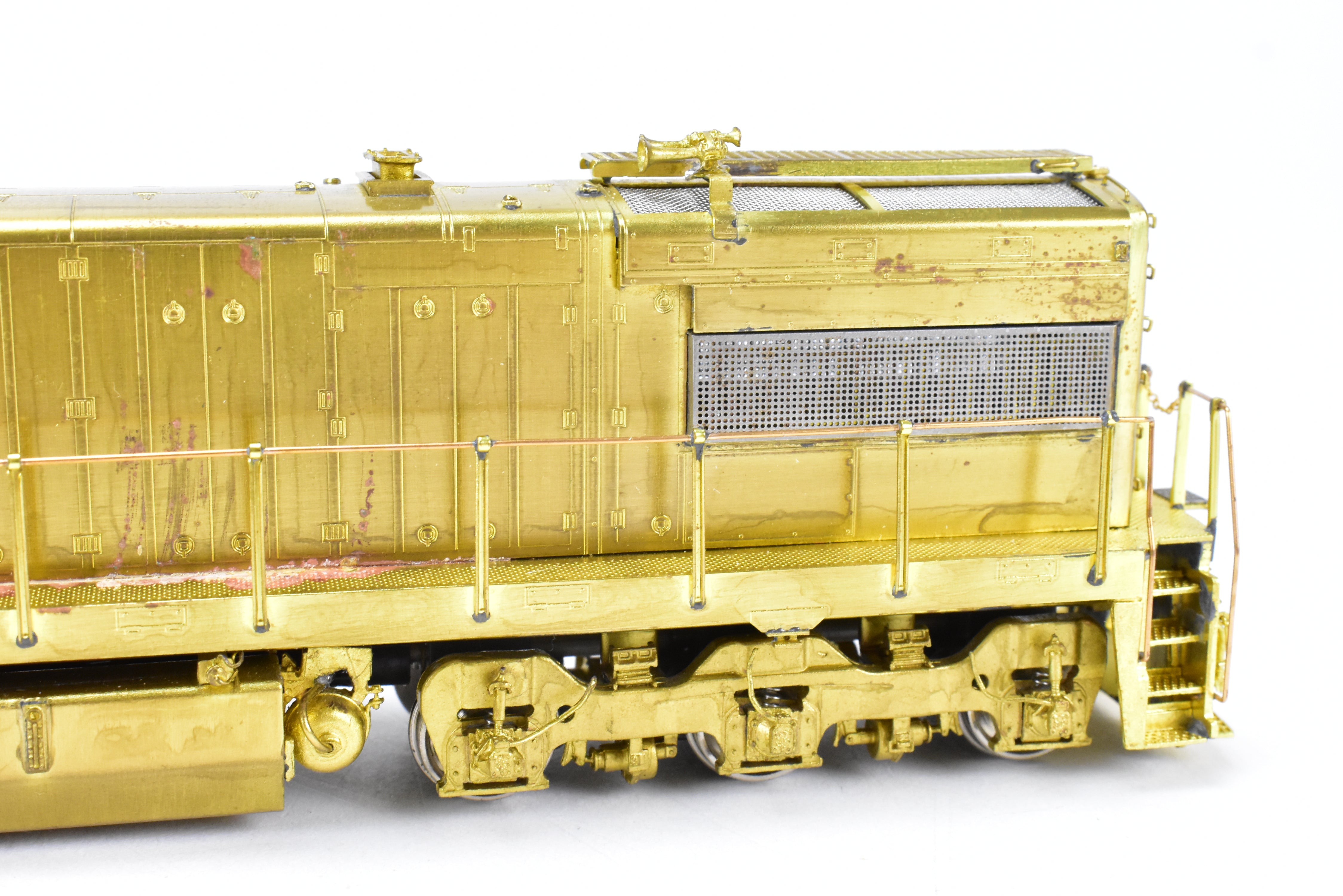 HO Scale Brass GE U-28C Late Model Locomotives by Overland Models, Inc. for Various Railroads
