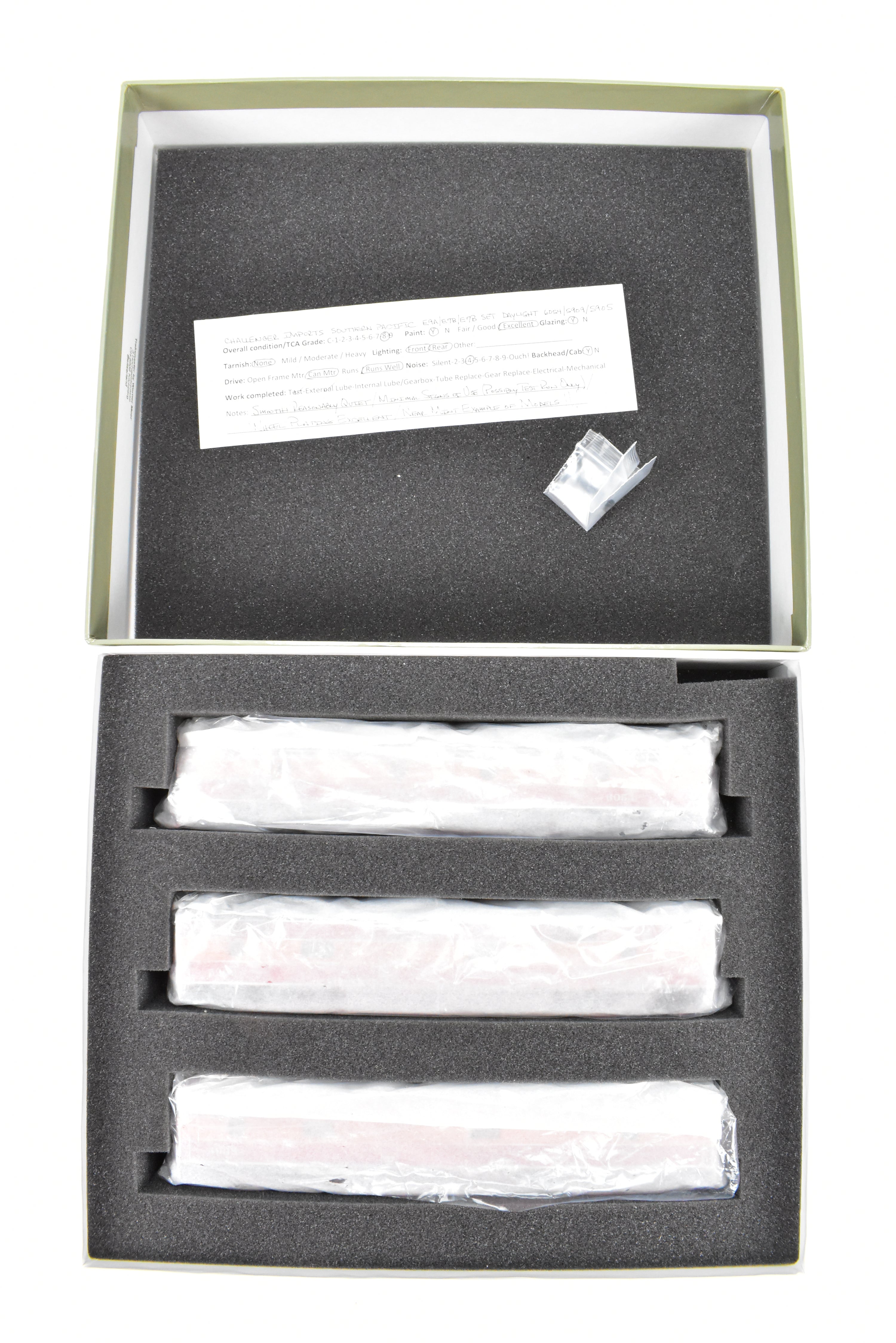 HO Scale Brass Challenger Imports Southern Pacific EMD E9A/E7B Set #6054/5905/5909