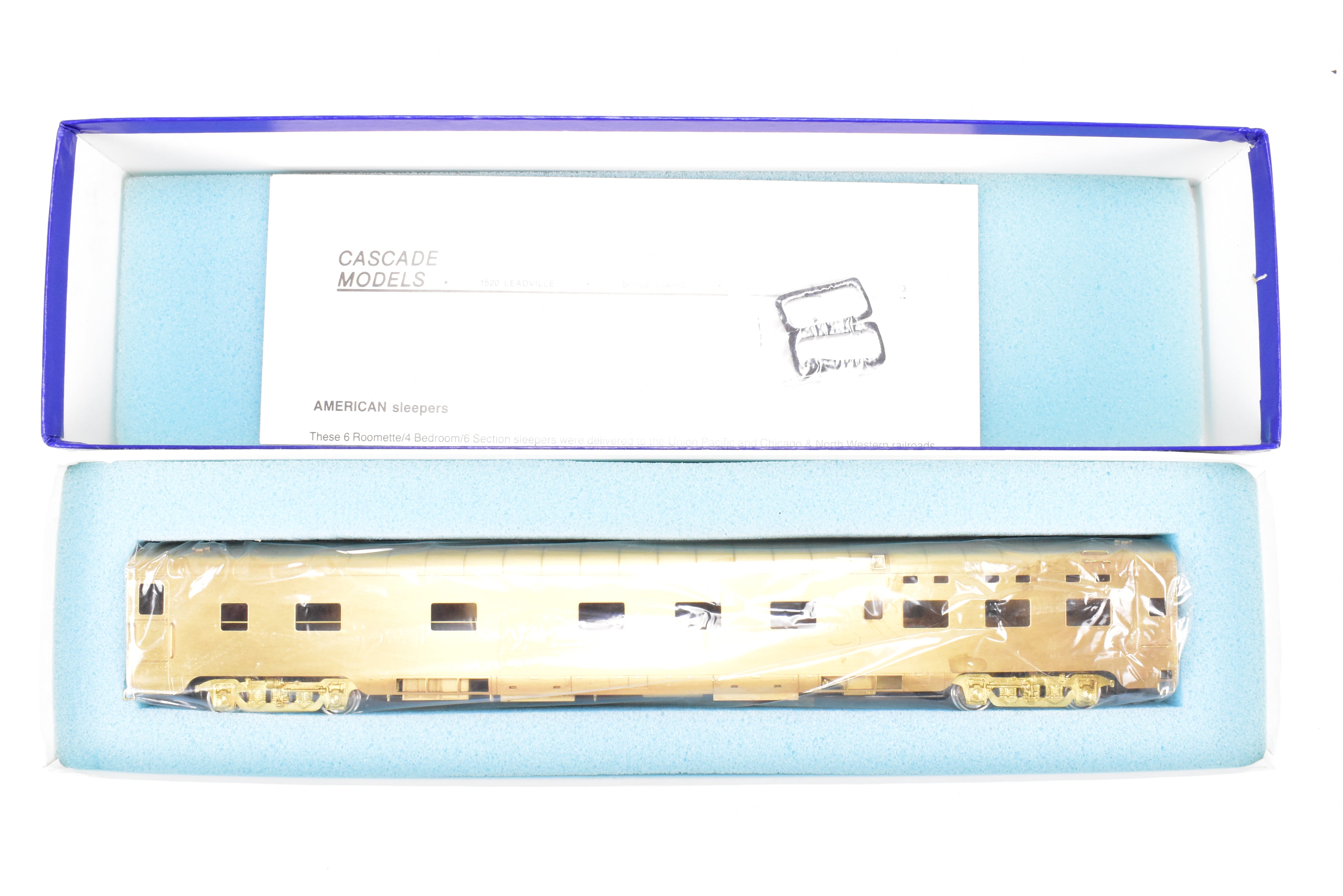 HO Scale Brass UP - Union Pacific 6-6-4 American Sleeper by Cascade Models