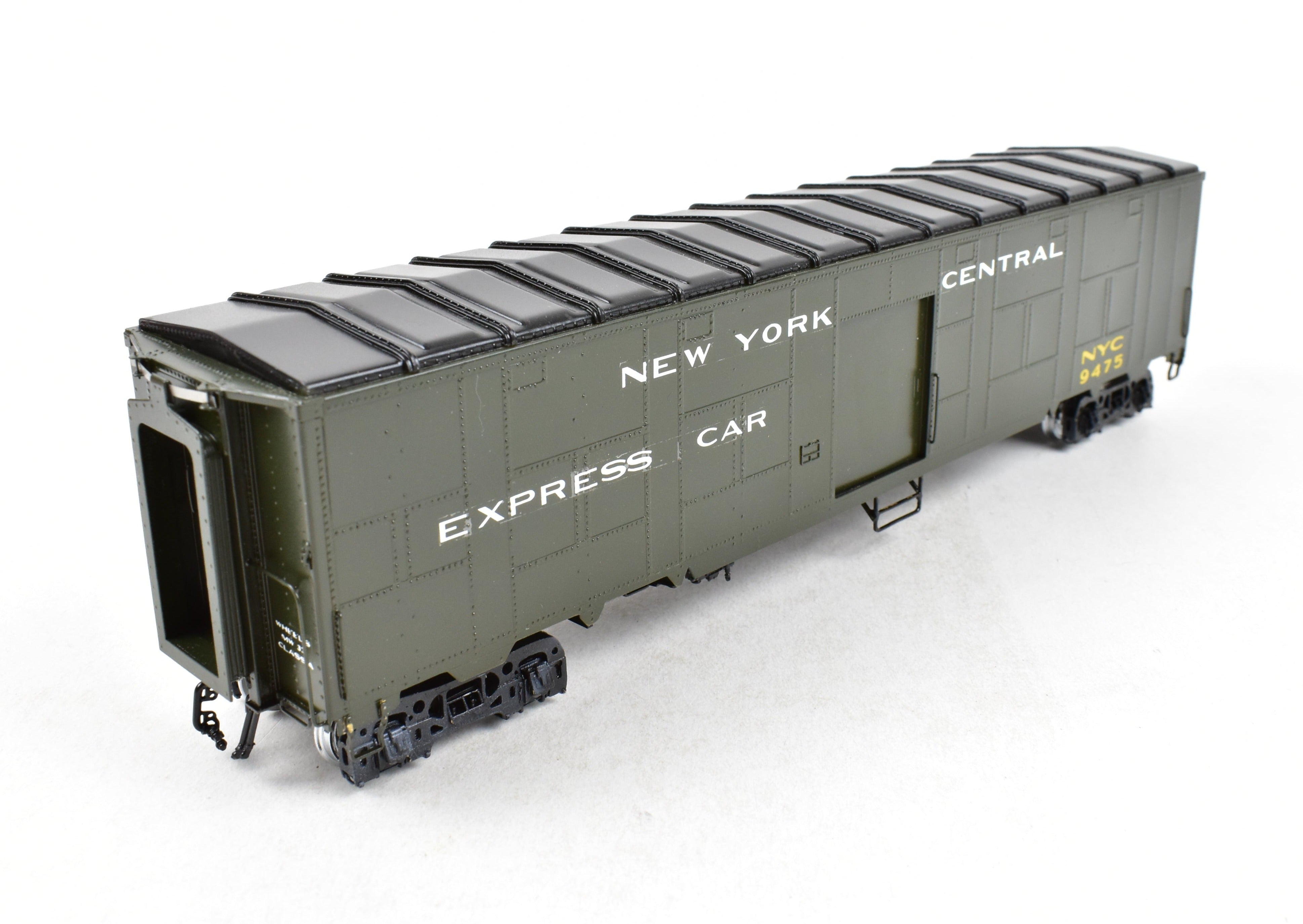 S Scale Brass Model of New York Central Pullman Troop Sleeper Express Box Car Conversion by River Raisin Models from NYC - River Raisin Models' Special Edition in S Scale