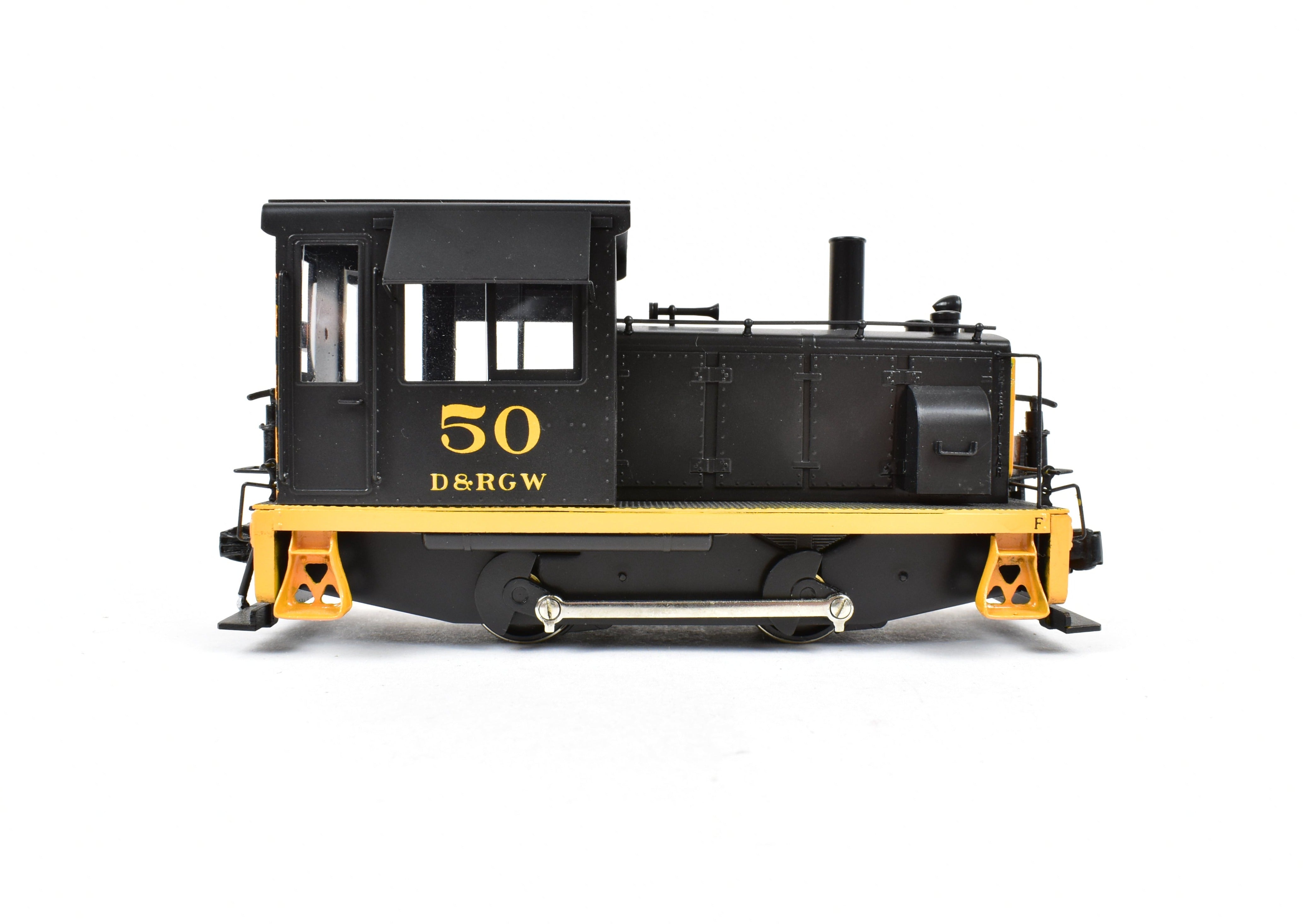 1971 Pro - Painted On3 Brass PFM Denver & Rio Grande Western Diesel Switcher #50