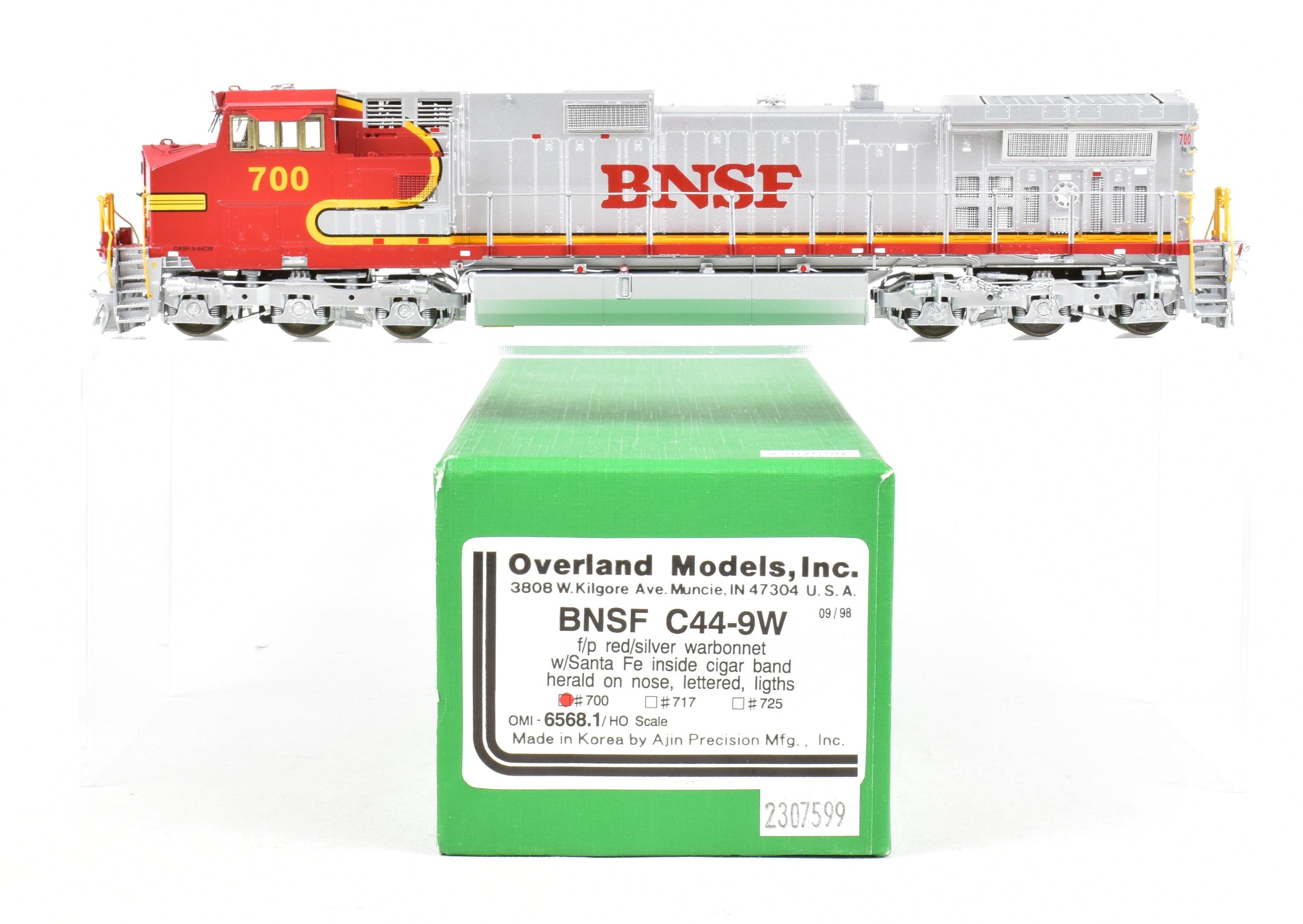 Brass OMI GE C44 - 9W FP #700 BNSF Burlington Northern Santa Fe Model