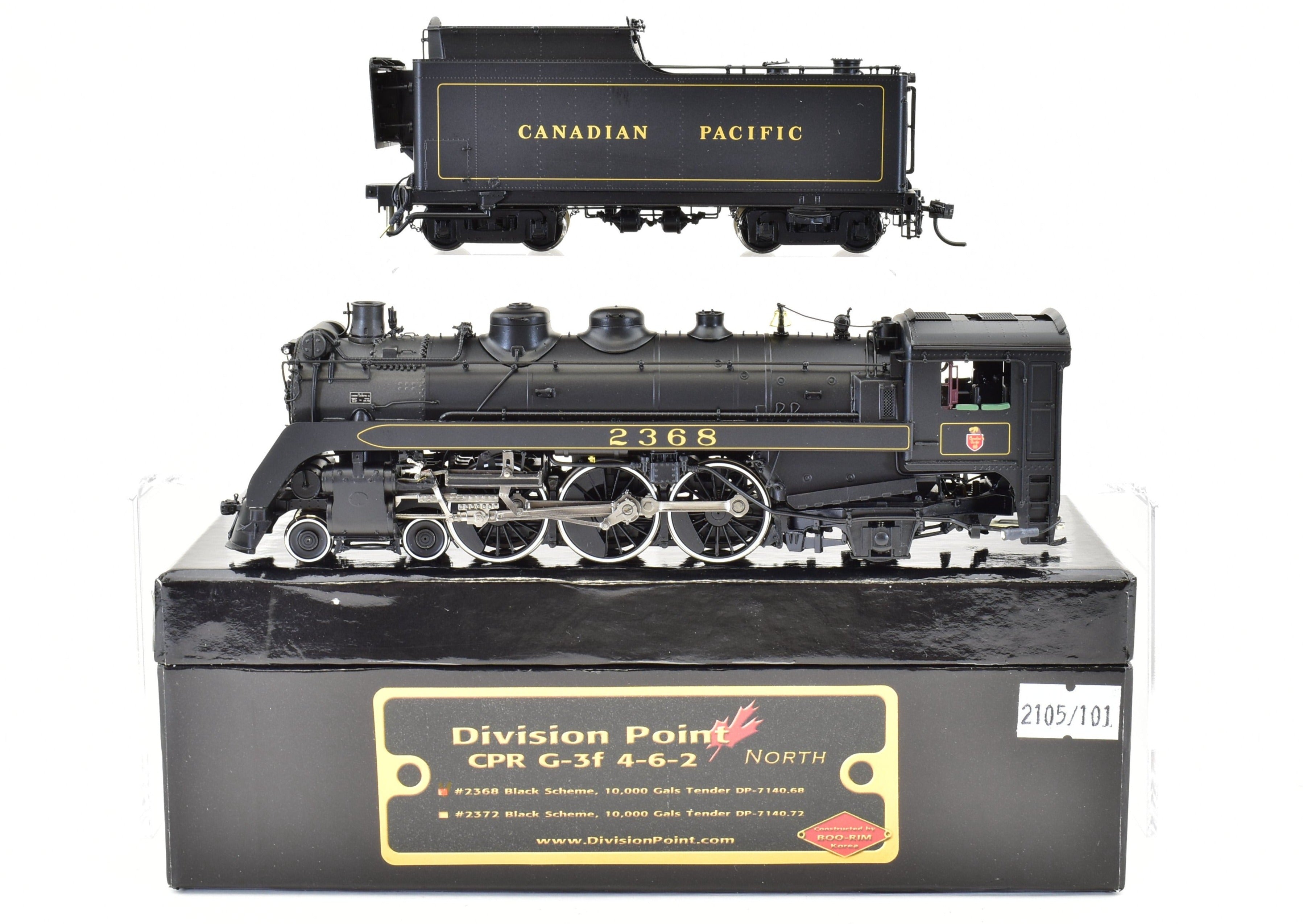 HO Scale Brass DVP Canadian Pacific Railway G-3f 4-6-2 FP #2368 Model